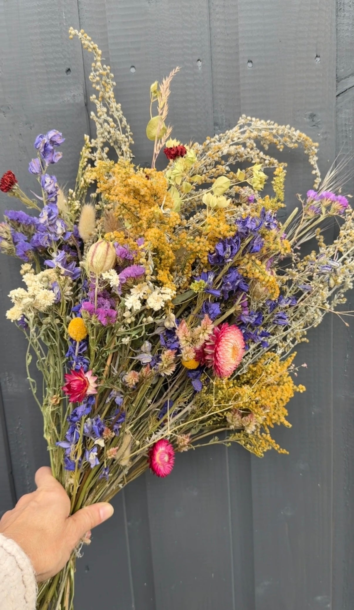 Dried Flower Bouquets - English Country Gardens