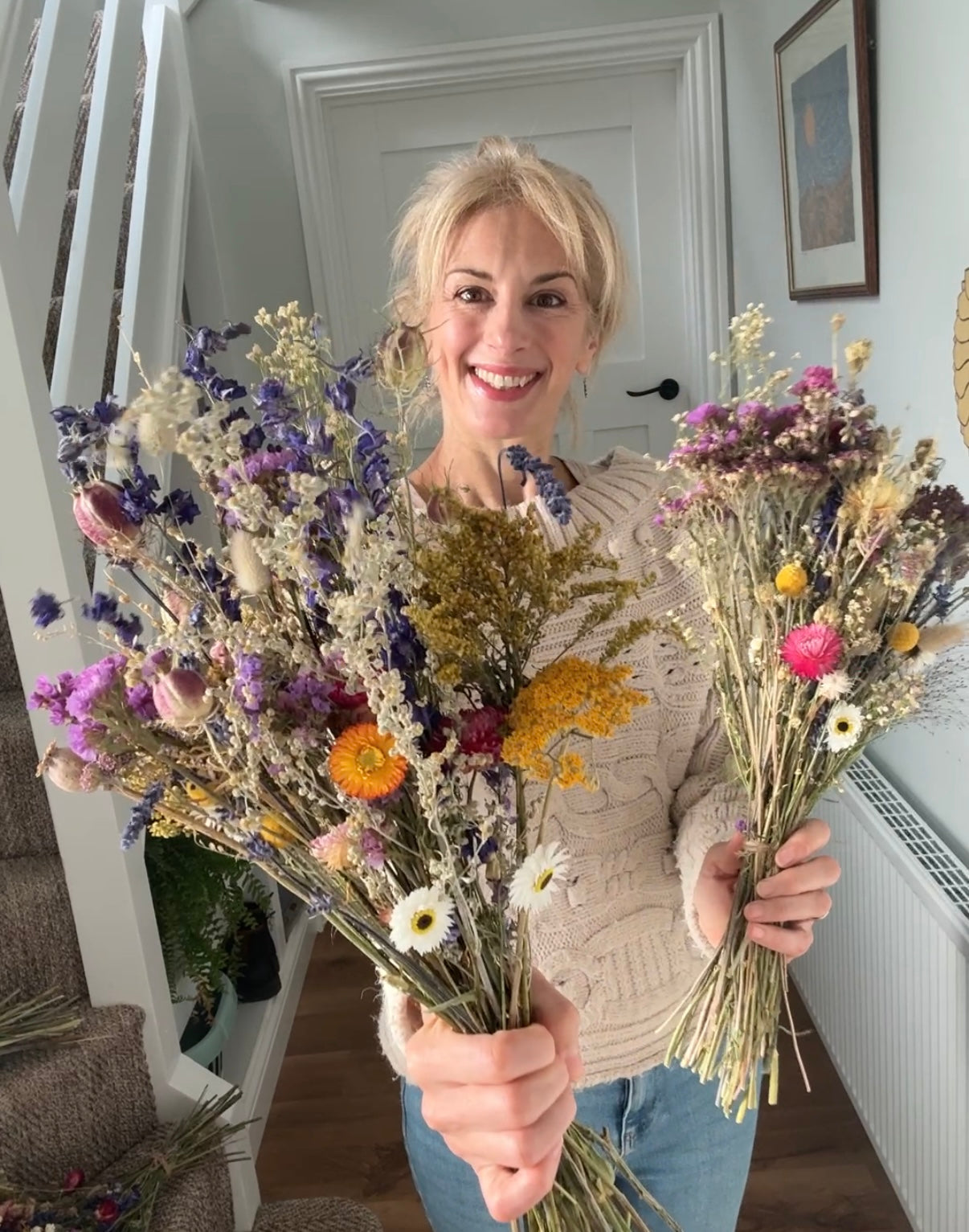 Dried Flower Bouquets - English Country Gardens