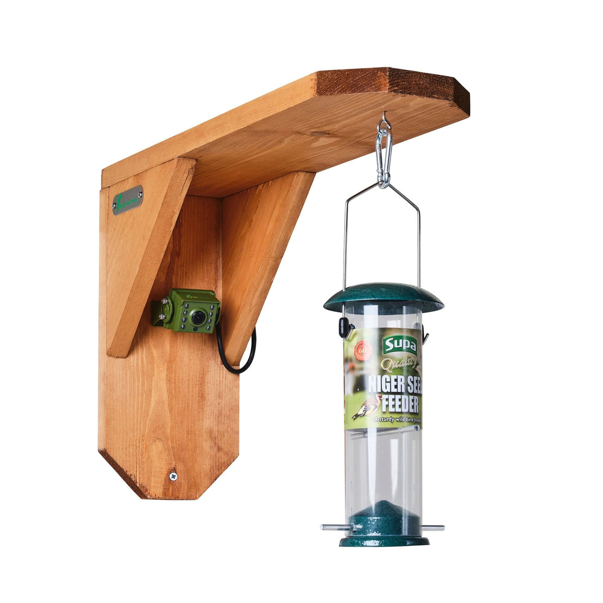 Wooden Bird Feeding Station Camera Mount - English Country Gardens