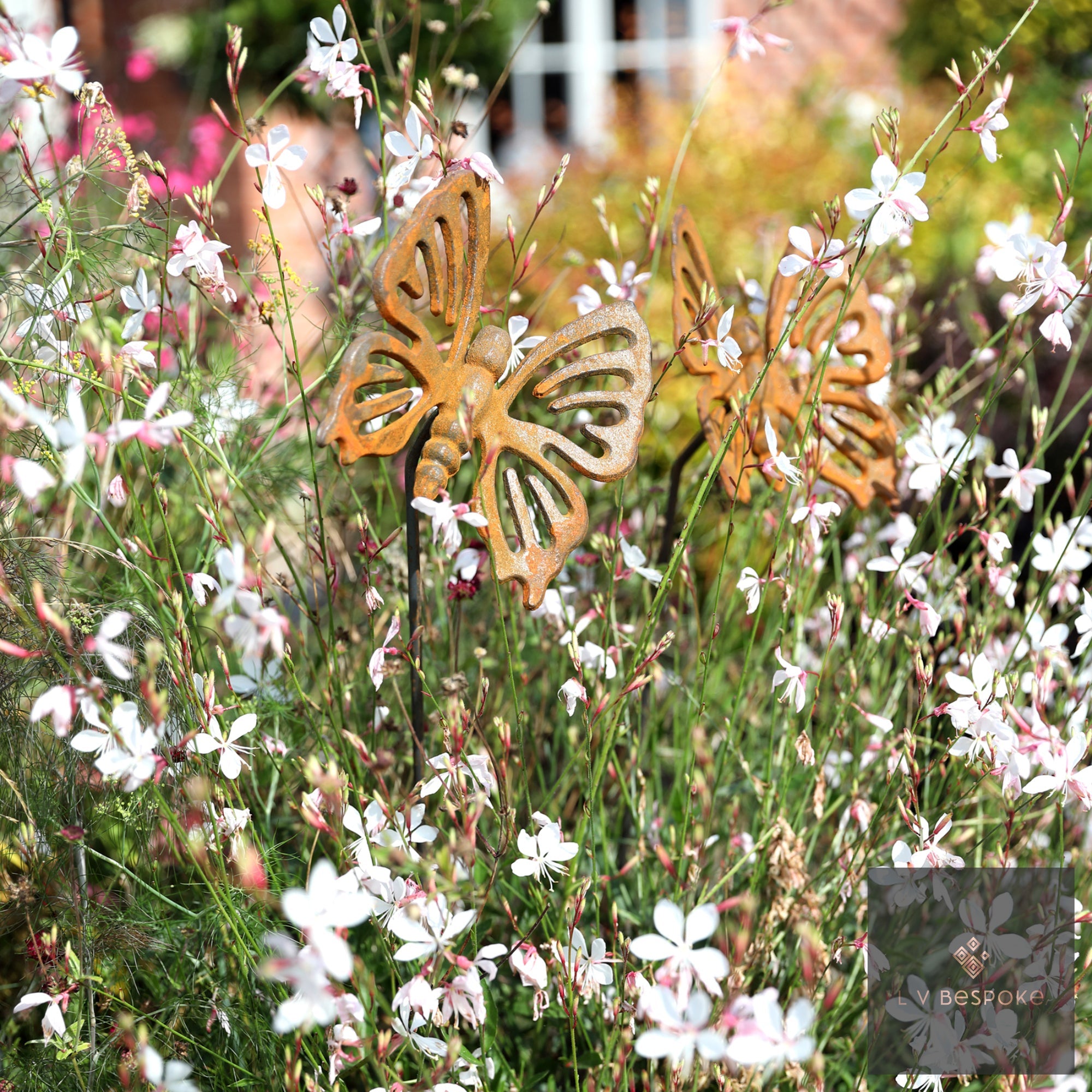 Butterfly Garden Stakes | Handcrafted Steel Garden Decoration - English Country Gardens