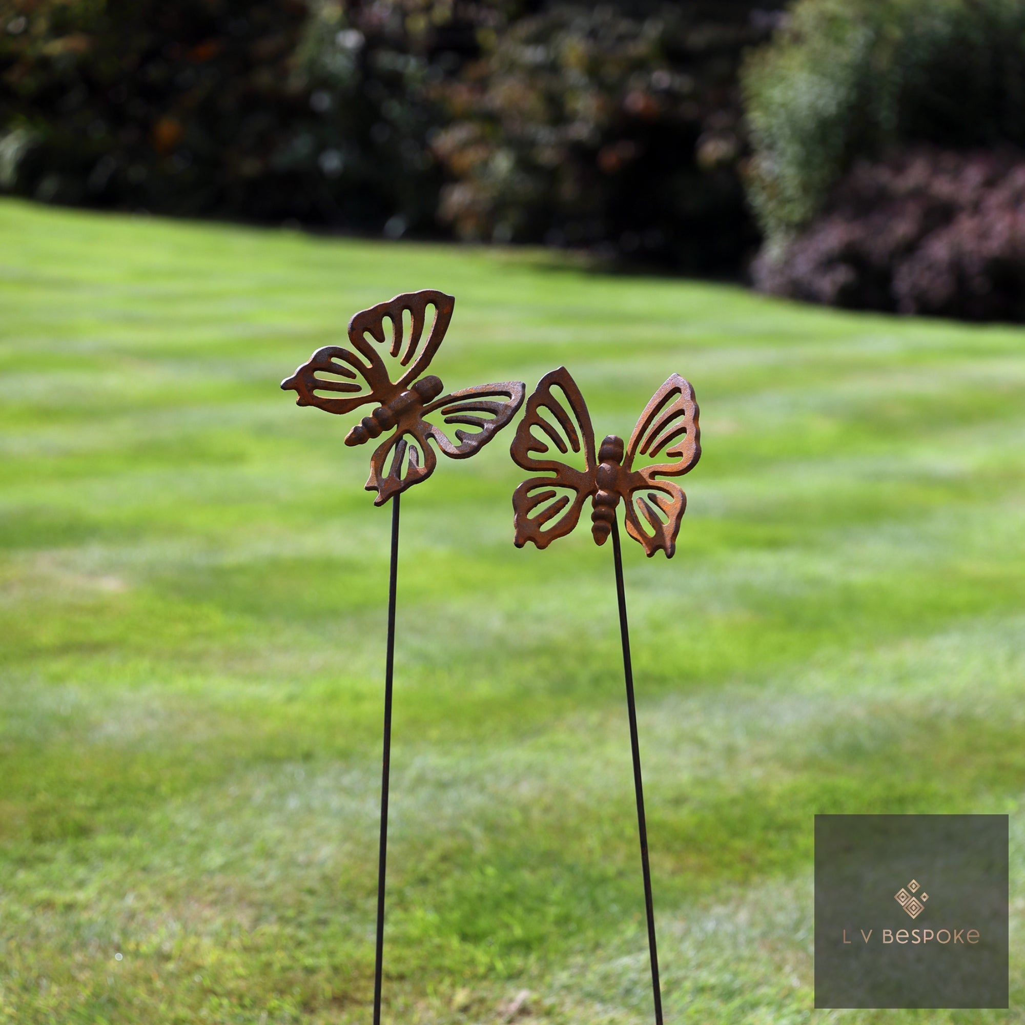 Butterfly Garden Stakes | Handcrafted Steel Garden Decoration