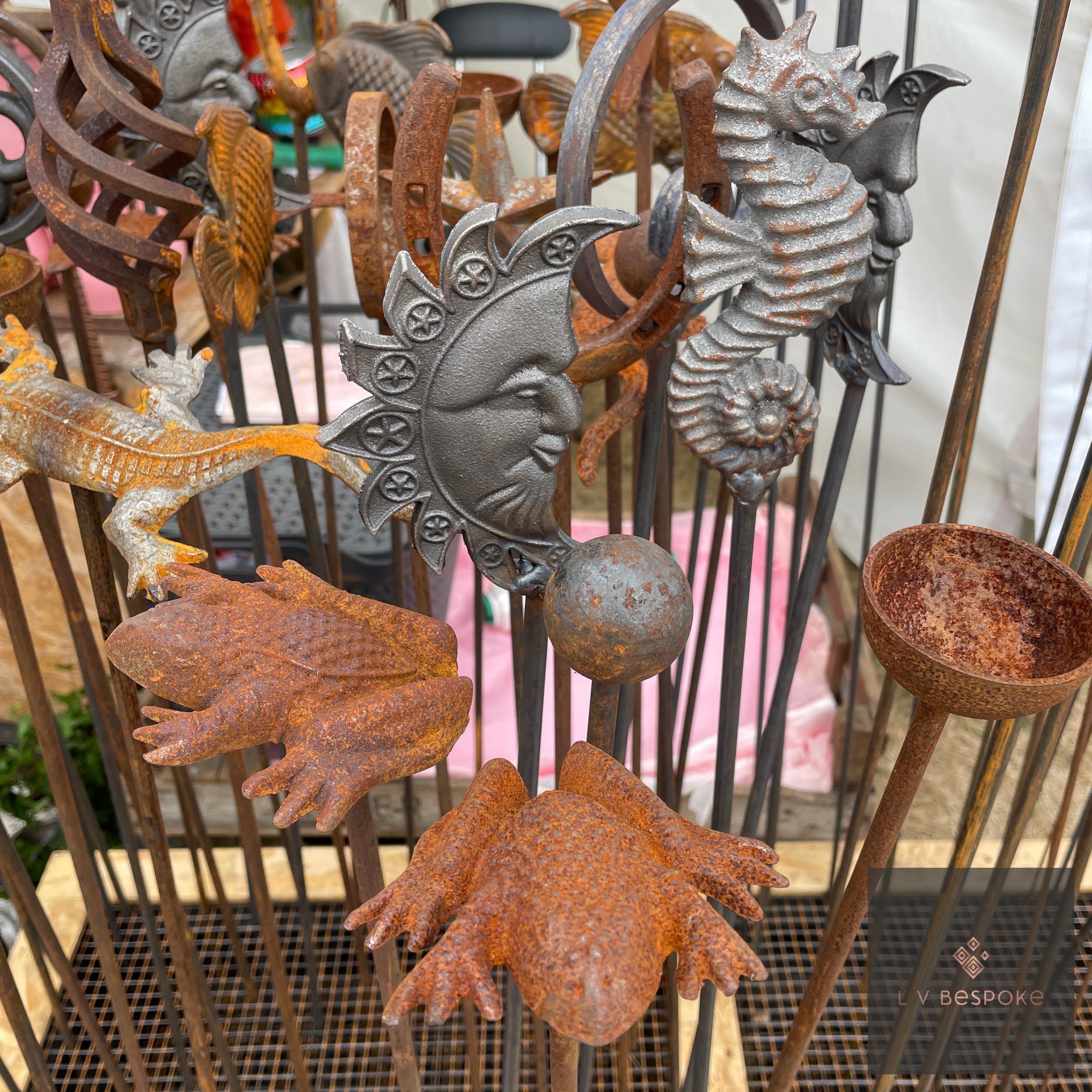 Individual Plant Support Stakes | Handcrafted Steel