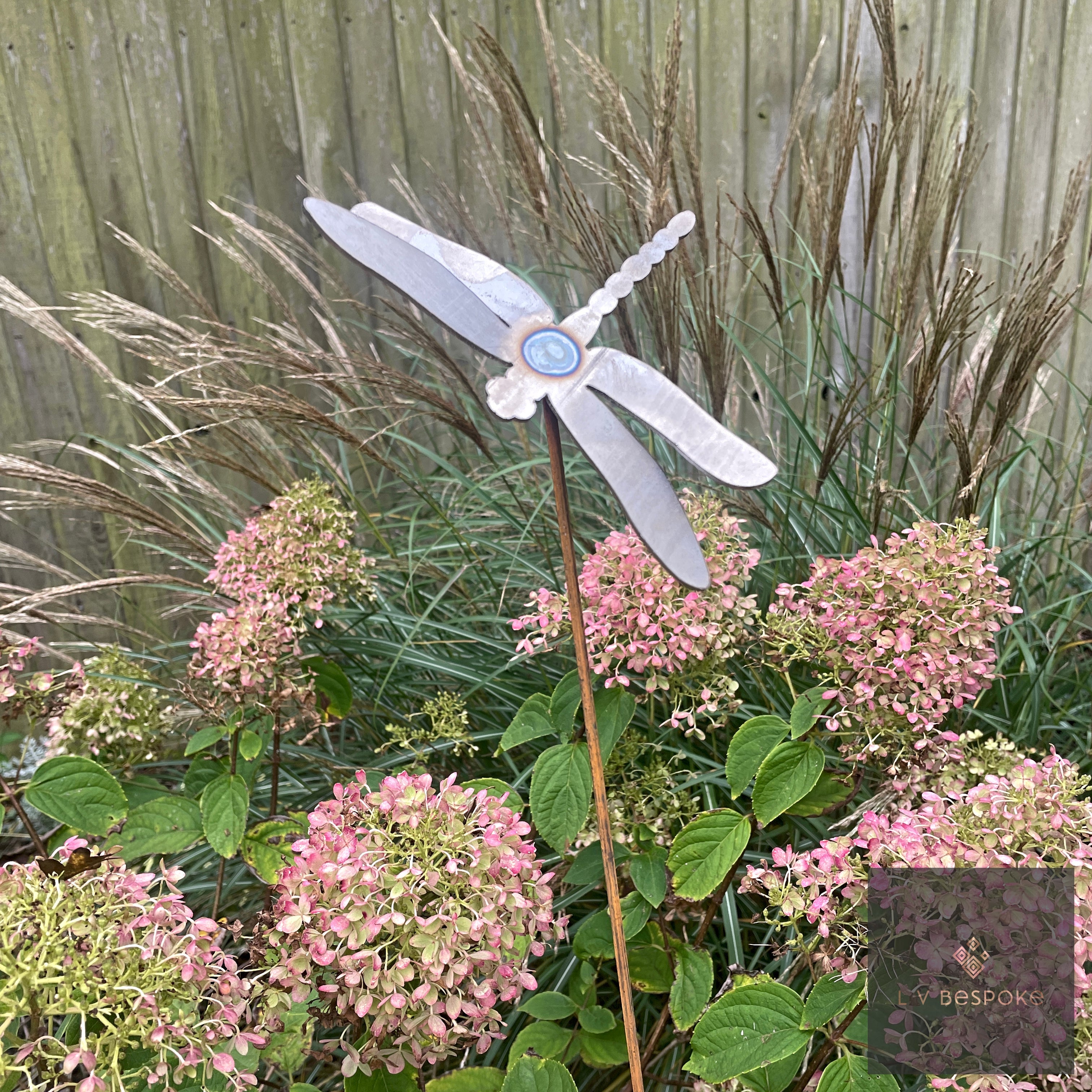 Decorative Bee Drinker | Handcrafted Steel Garden Feature Dragonfly 2 - English Country Gardens