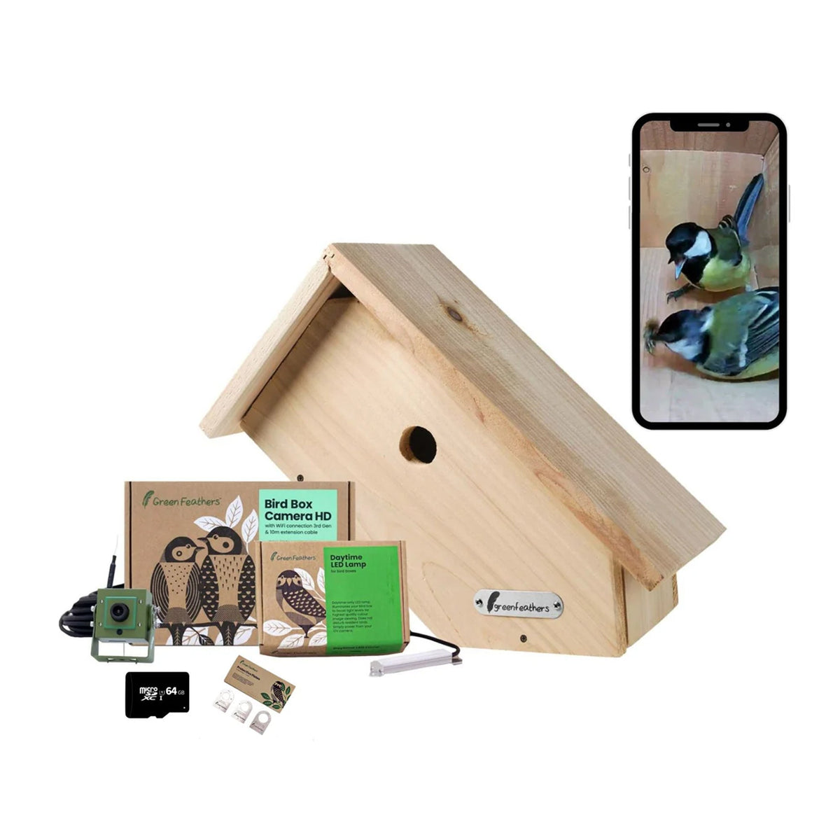 WiFi Side View Bird Box Camera Complete Pack - English Country Gardens