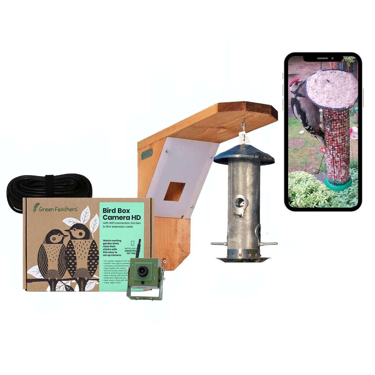 WiFi Bird Feeder HD Camera Pack - English Country Gardens