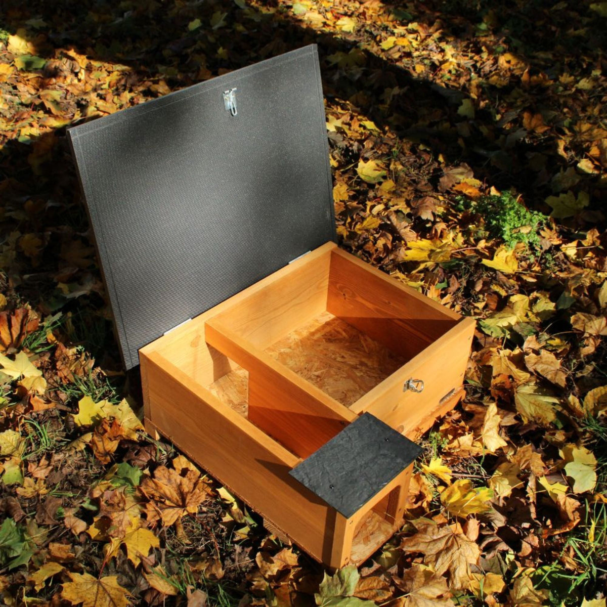 Golden Brown Hedgehog House - English Country Gardens