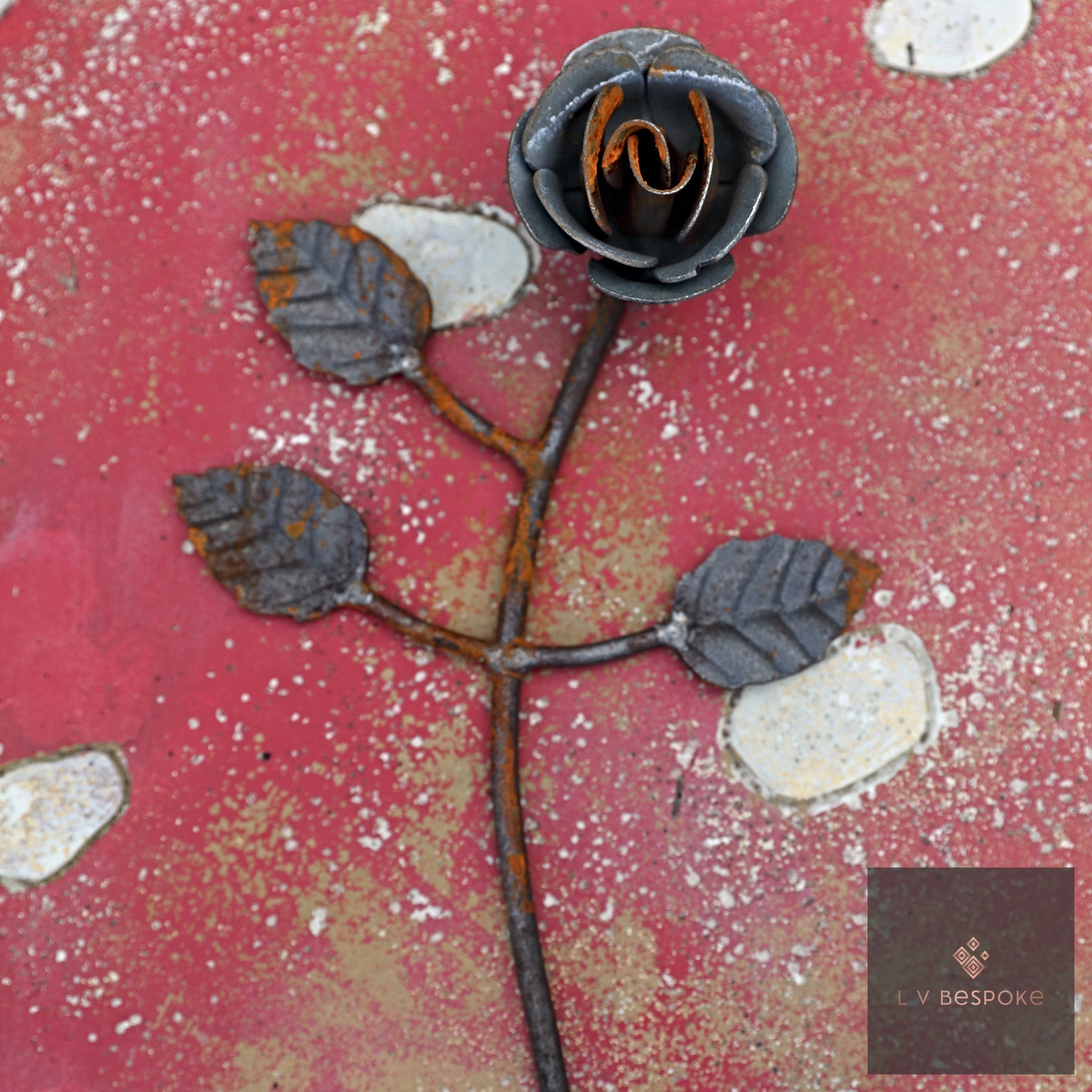 Short Mixed Floral Garden Stakes | Handcrafted Steel