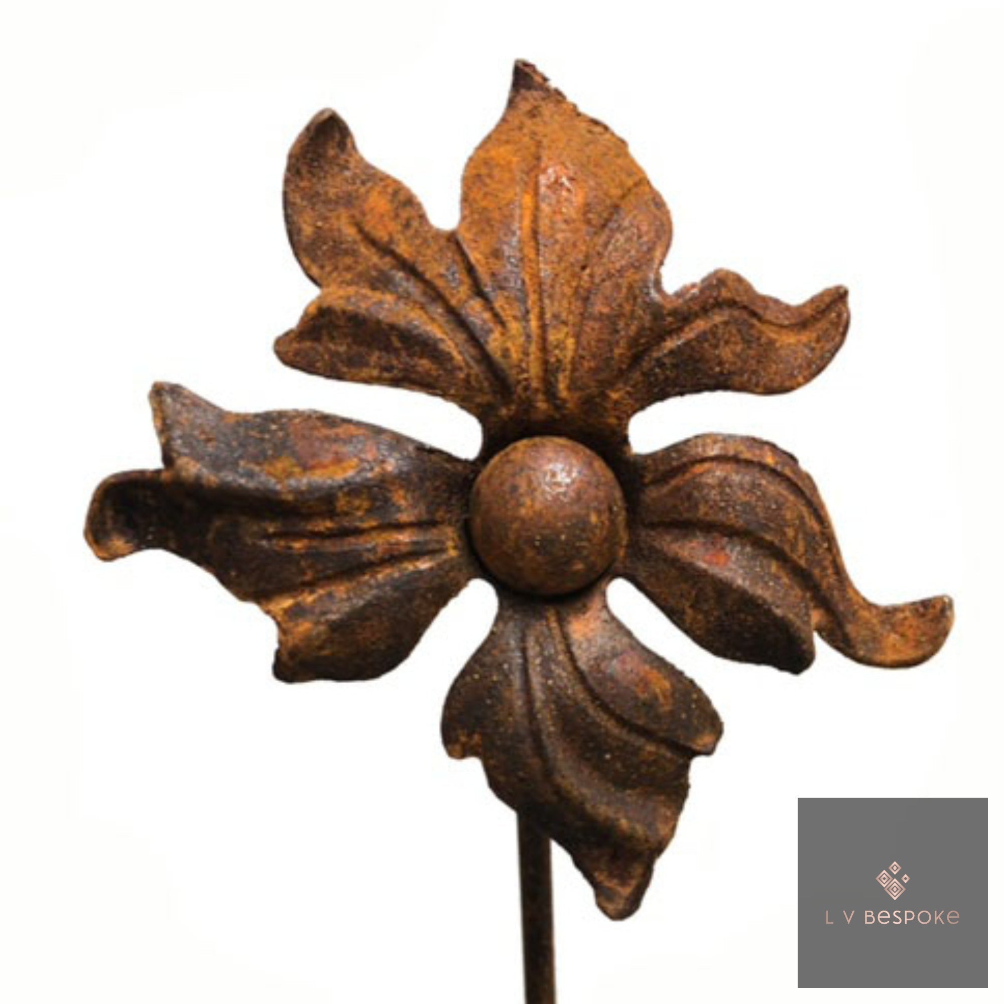 Tall Mixed Floral Garden Stakes | Handcrafted Steel