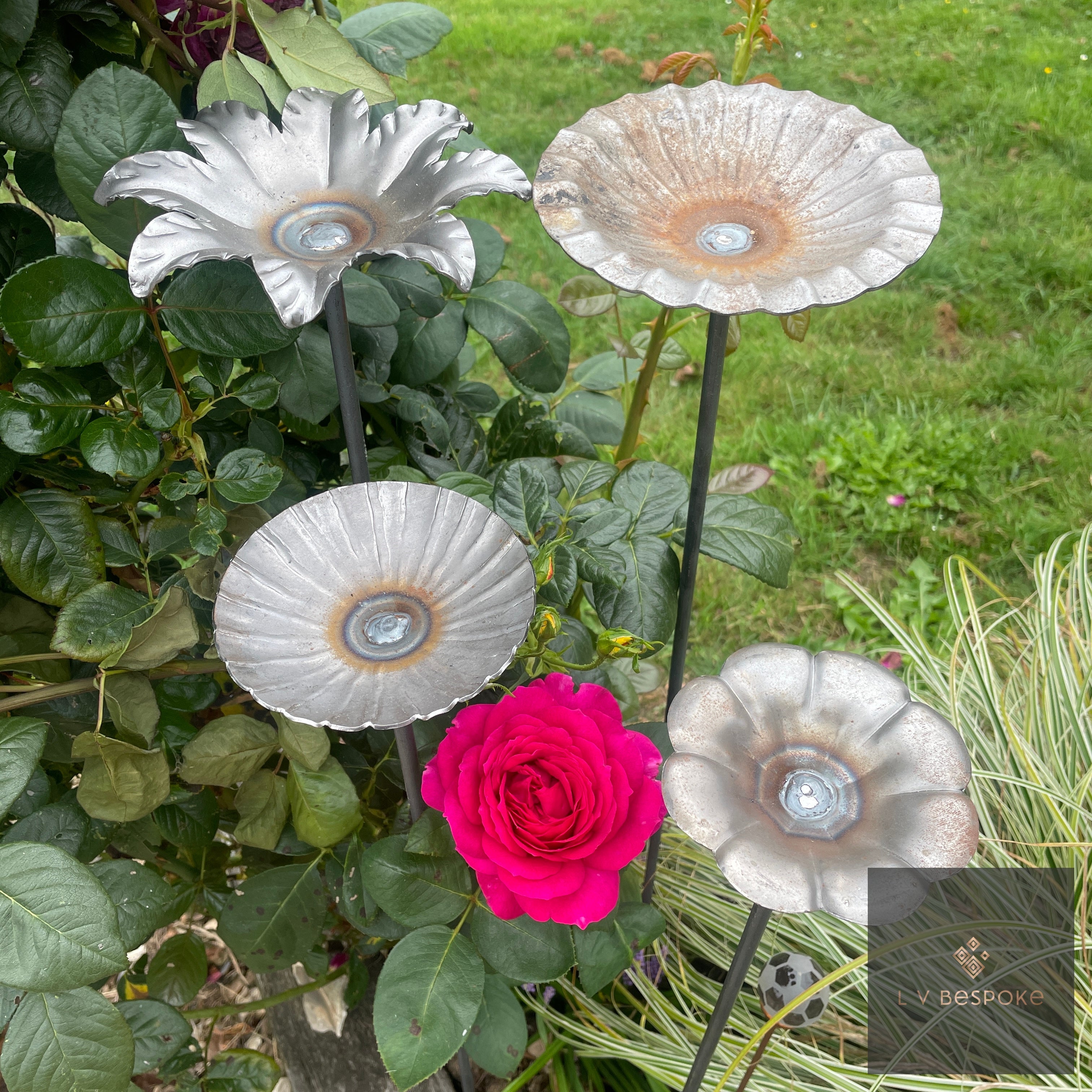 VIBee Bee Drinker | Handcrafted Steel Wildlife Garden Feature