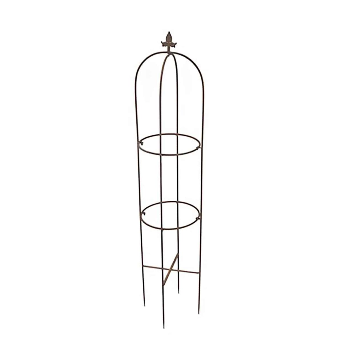Freestanding Black Garden Obelisk Plant Support - 1.3m