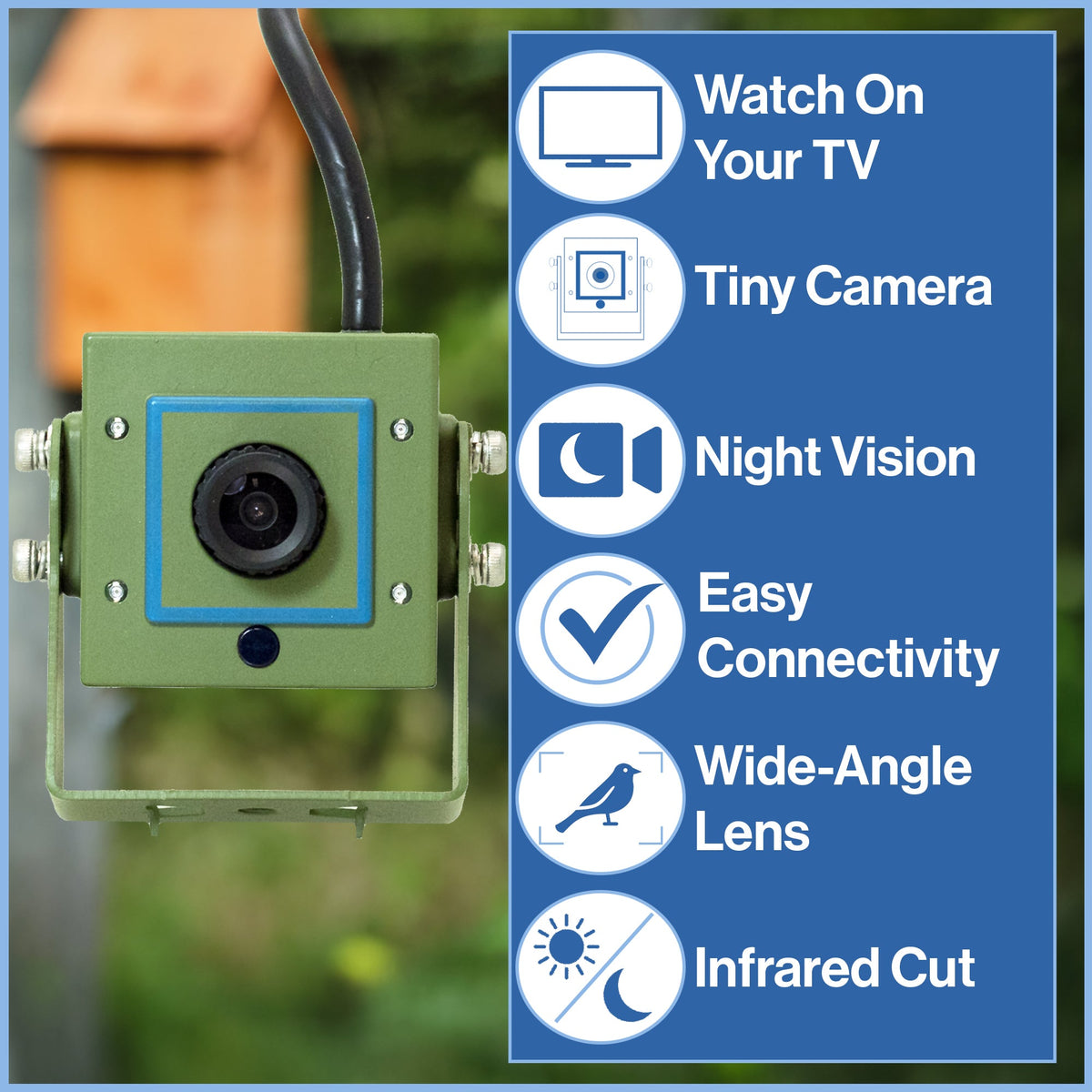 TV Connection Bird Box & Wildlife Camera with HDMI Adapter - English Country Gardens