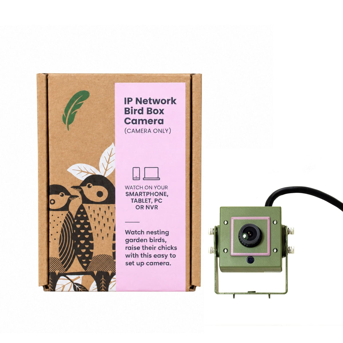 4MP Wired Network Camera for Birdbox & Wildlife Habitats (25fps) - English Country Gardens