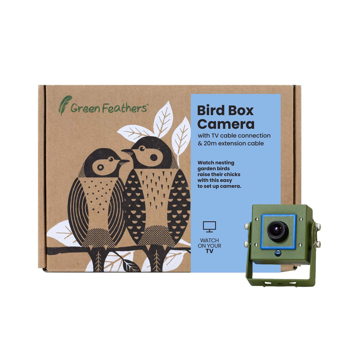 TV Connection Bird Box & Wildlife Camera with HDMI Adapter - English Country Gardens