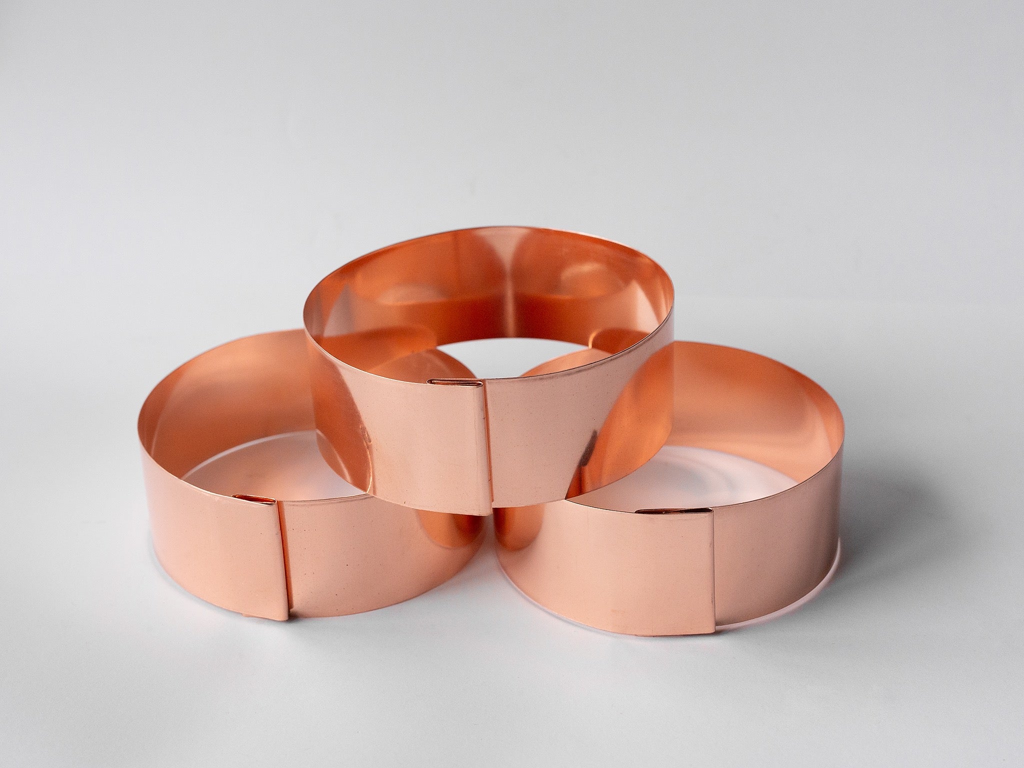 Heavy Duty Copper Plant Ring - 14cm
