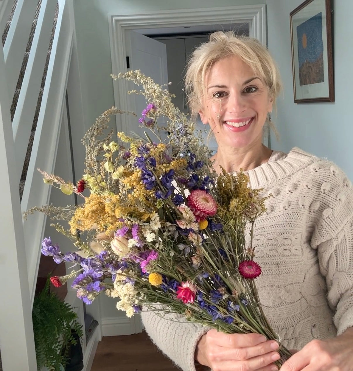 Dried Flower Bouquets - English Country Gardens