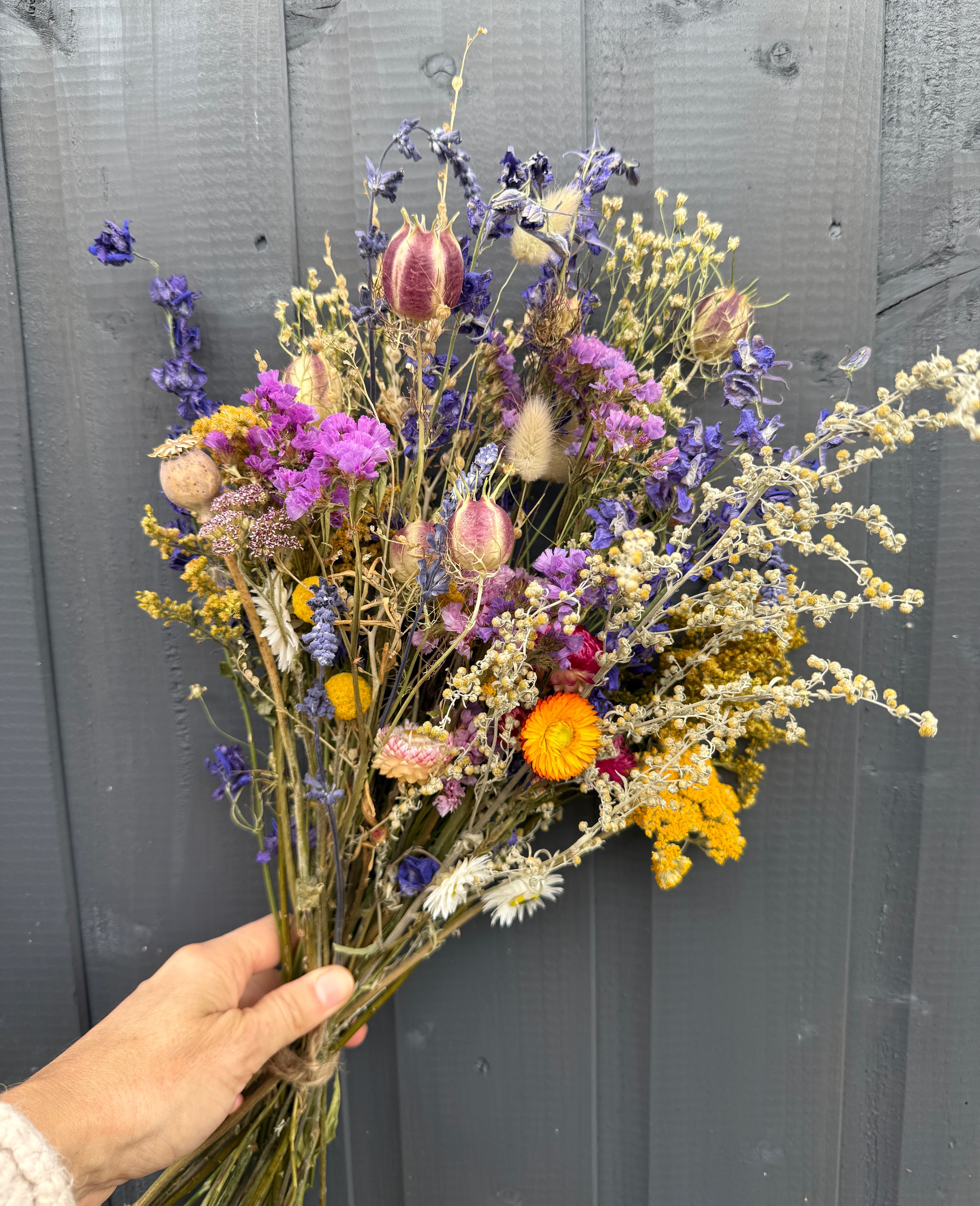 Dried Flower Bouquets - English Country Gardens