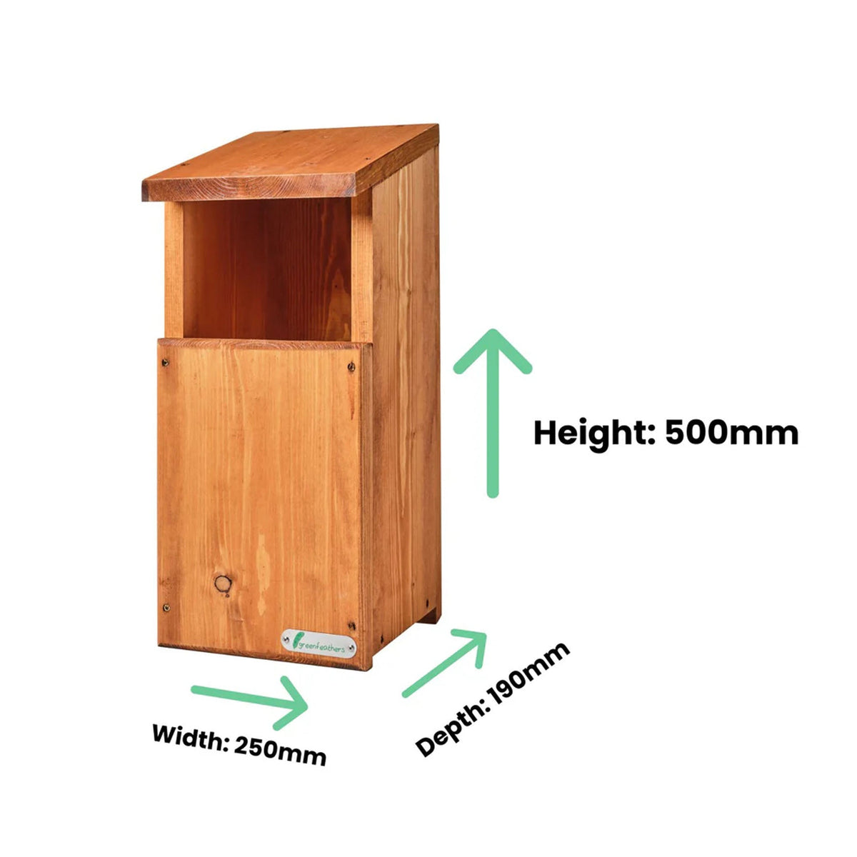 Handmade Wooden Owl Box - English Country Gardens