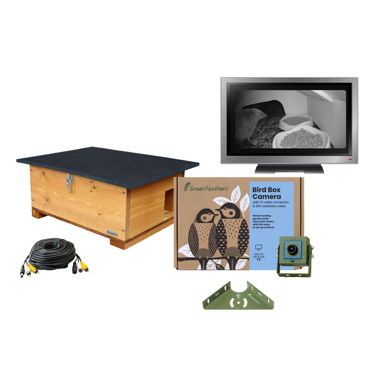 Cable Connection Hedgehog TV Camera Pack House - English Country Gardens