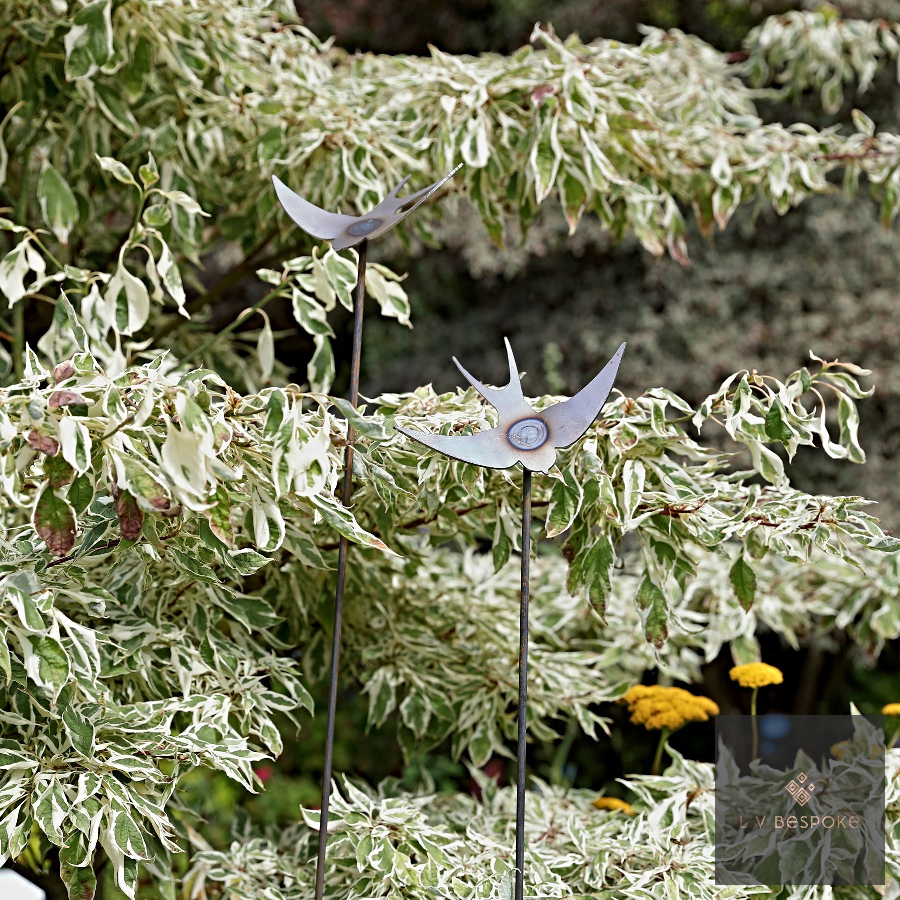 Bird & Insect Garden Stakes | Handcrafted Steel Decorations - English Country Gardens