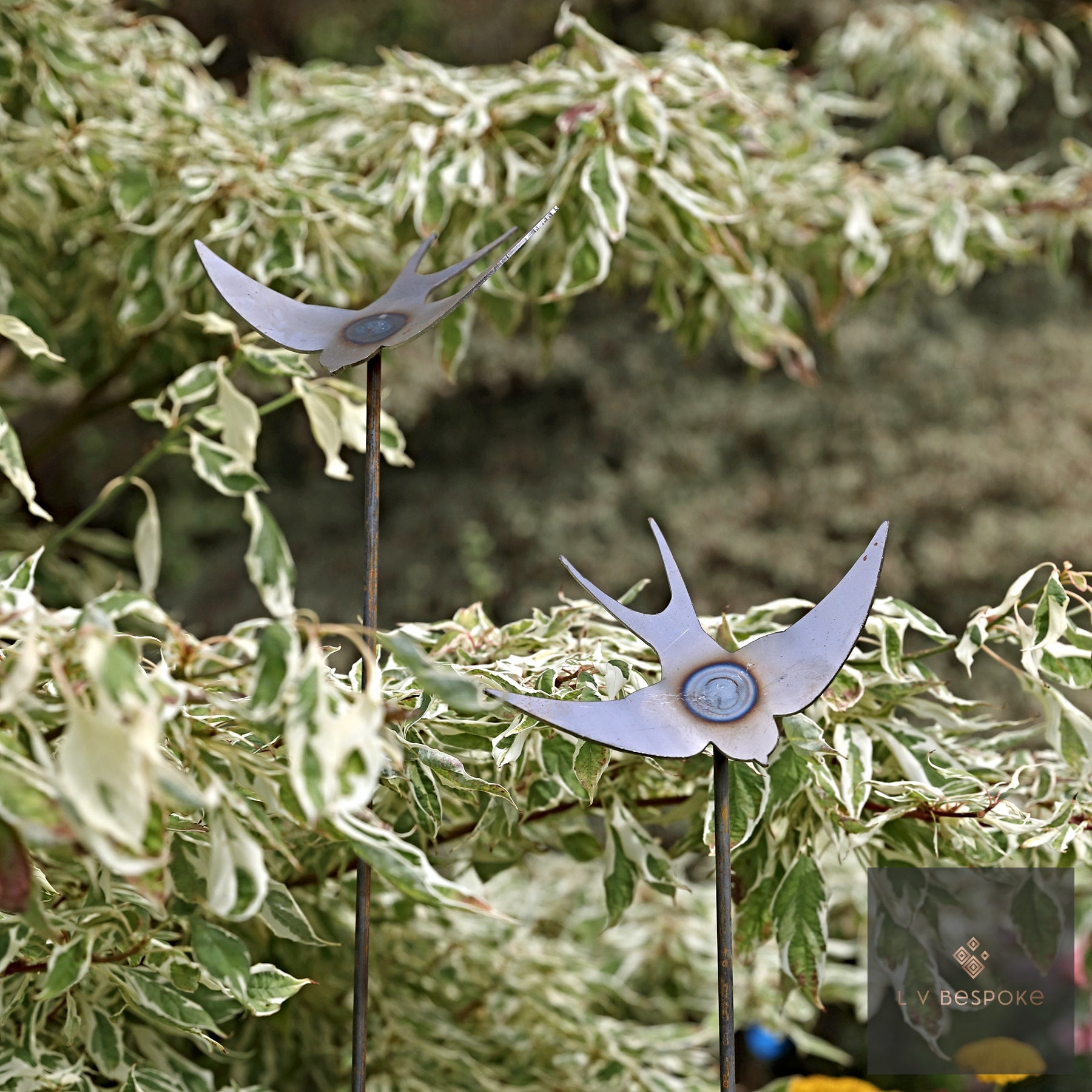Bird & Insect Garden Stakes | Handcrafted Steel Decorations - English Country Gardens