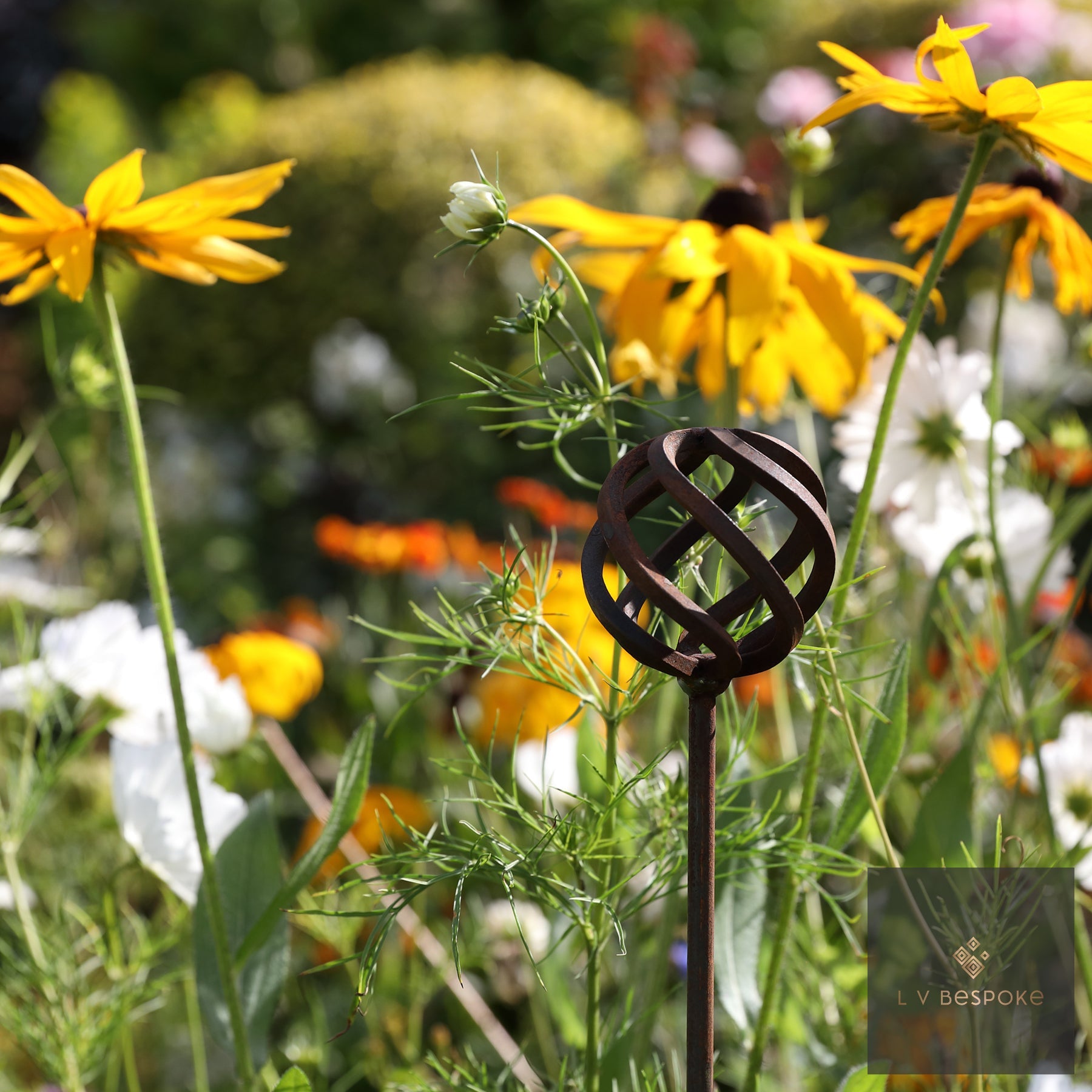 Individual Plant Support Stakes | Handcrafted Steel