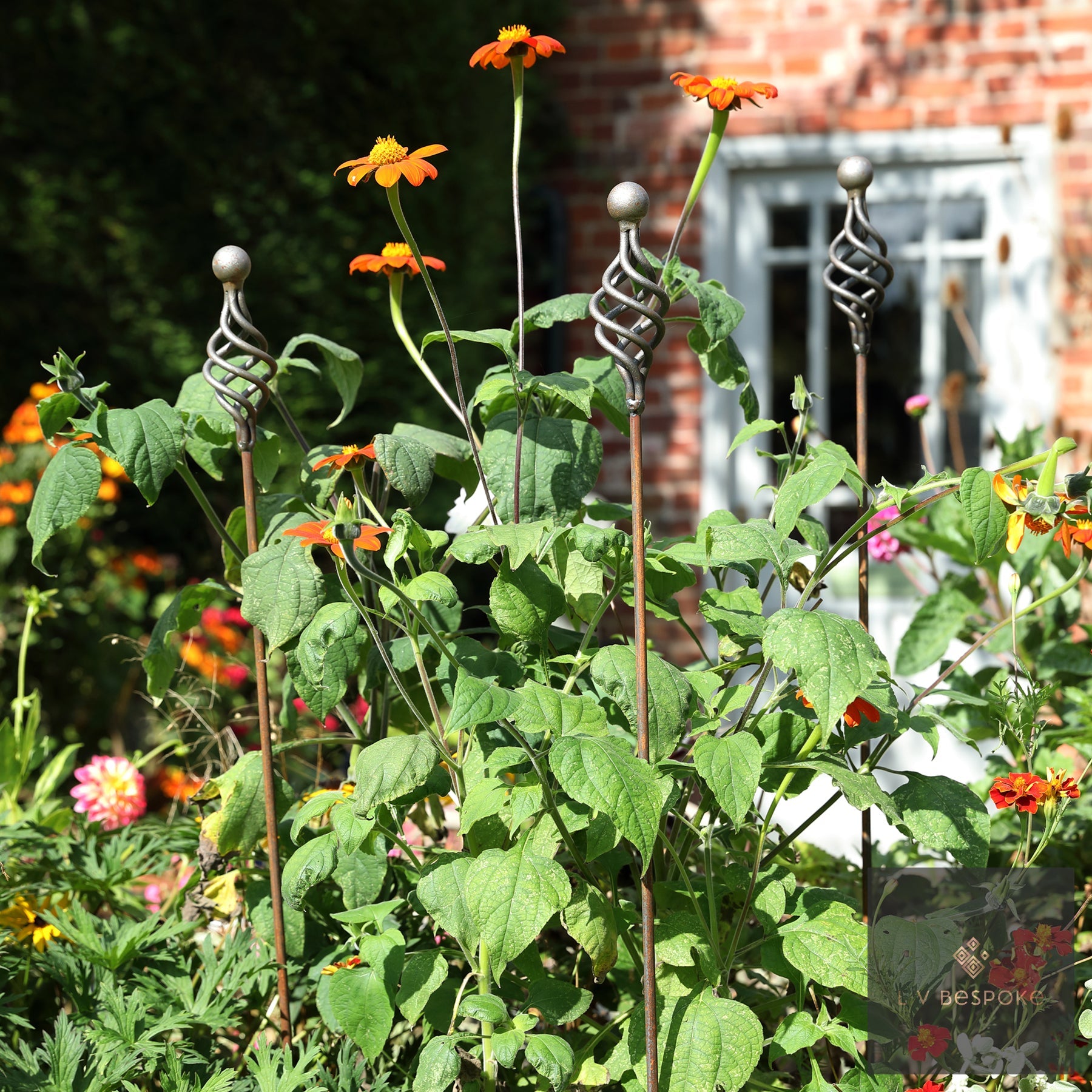 Individual Plant Support Stakes | Handcrafted Steel
