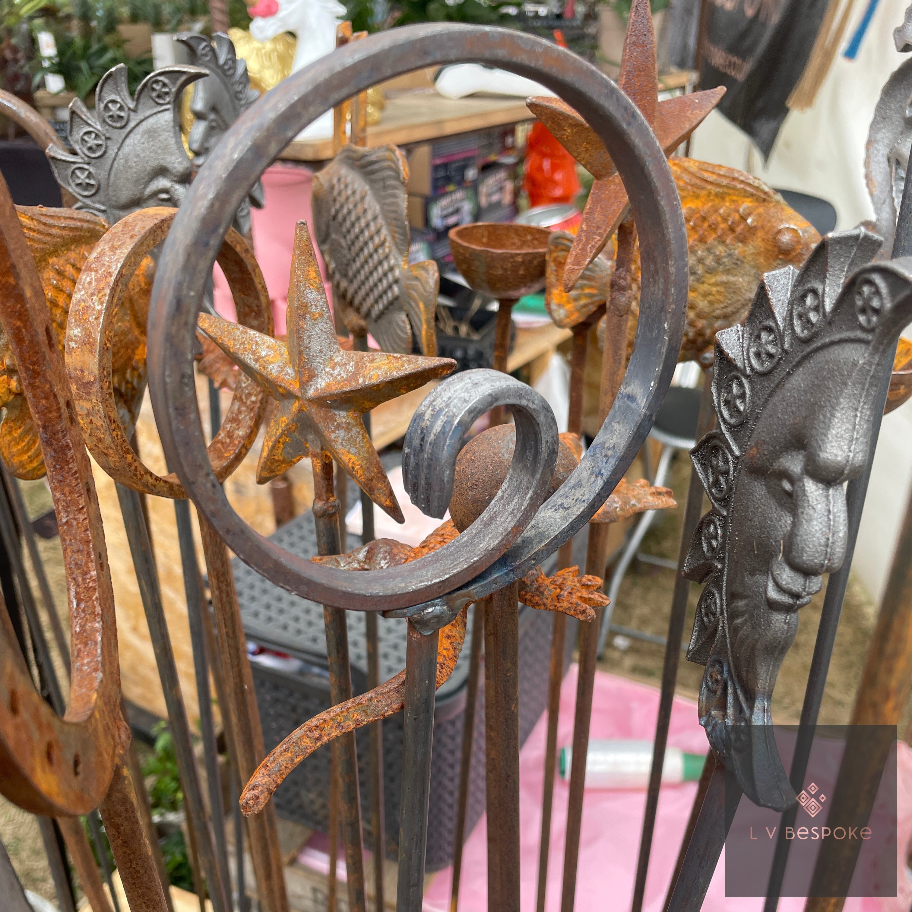 Individual Plant Support Stakes | Handcrafted Steel
