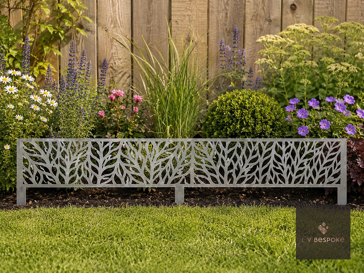 Leaf Border Edging Panel Leaf Spray - English Country Gardens