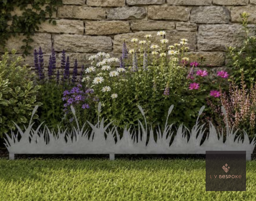 Wildflower Border Edging Panel Meadow Grasses - English Country Gardens