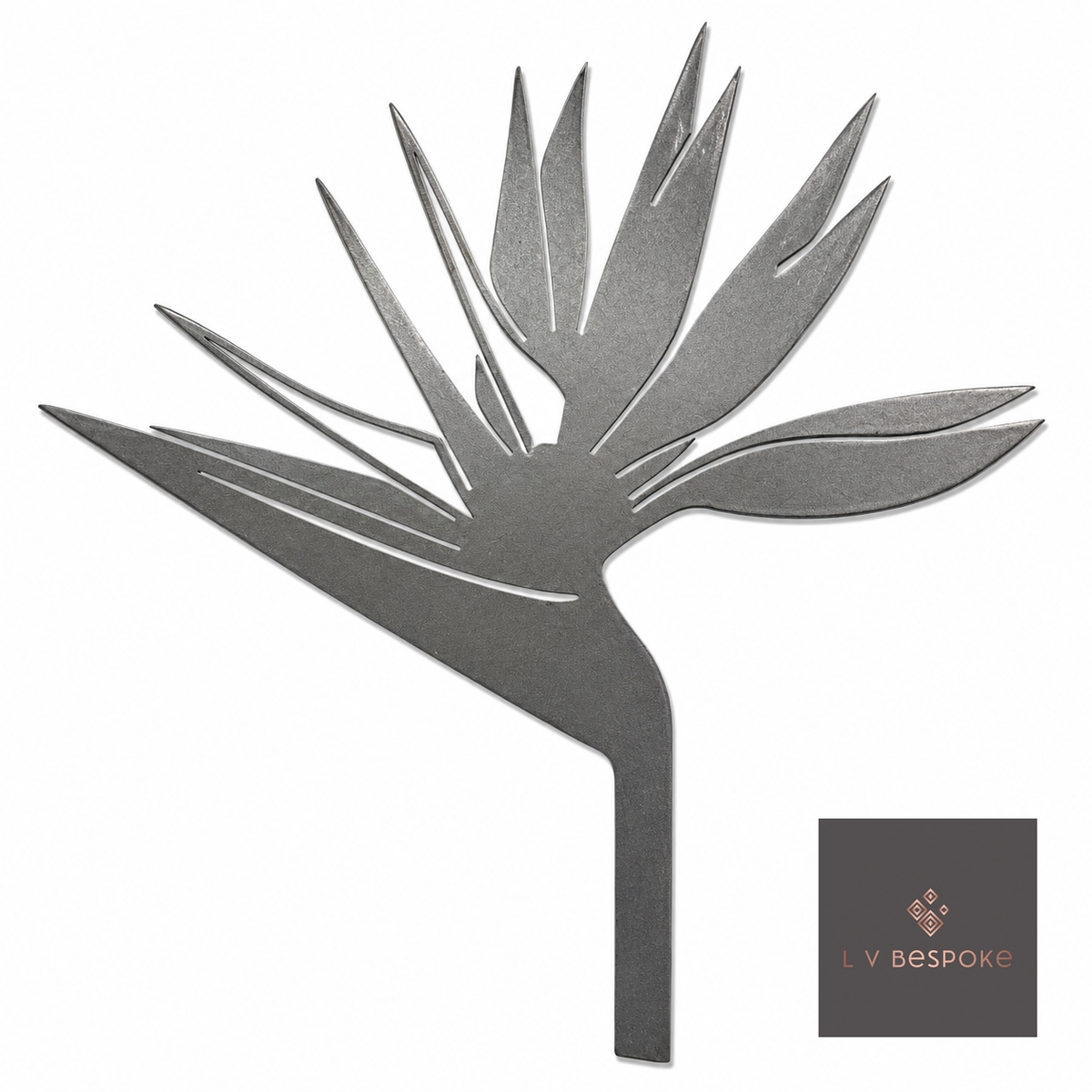 Tall Mixed Floral Garden Stakes | Handcrafted Steel Bird of Paradise - English Country Gardens