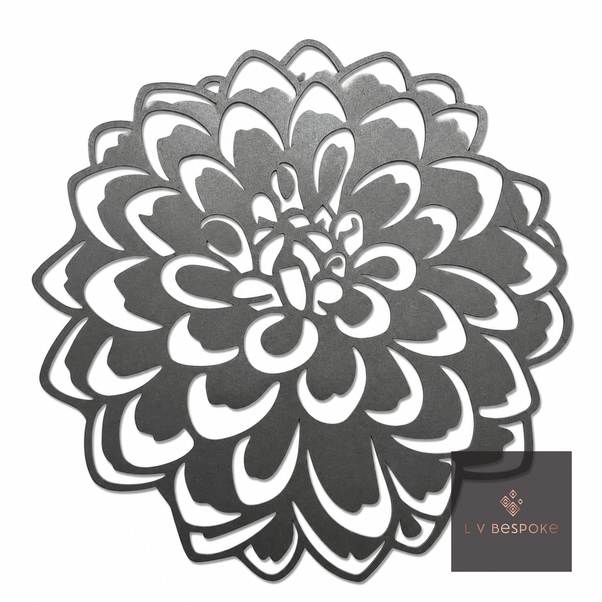 Tall Mixed Floral Garden Stakes | Handcrafted Steel Dahlia 4 - English Country Gardens