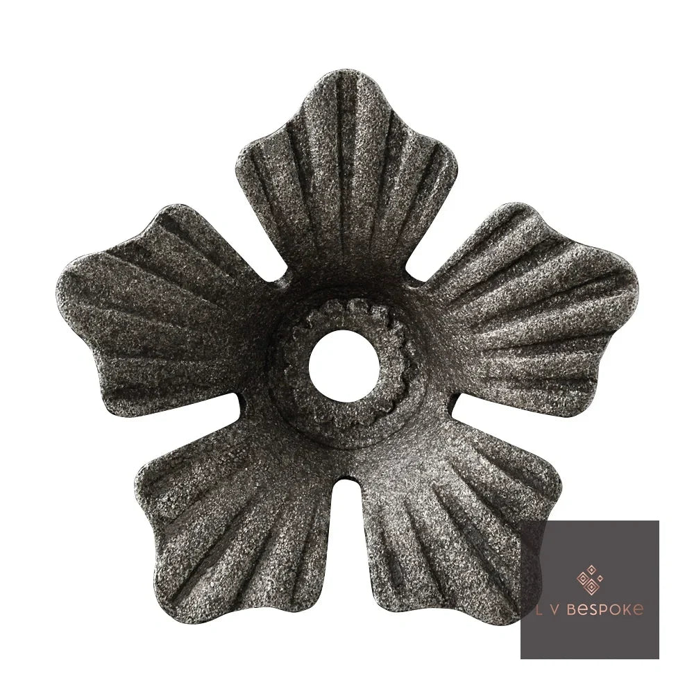 Tall Mixed Floral Garden Stakes | Handcrafted Steel Flower 3 - English Country Gardens