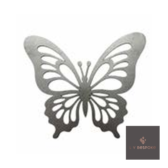 Bird & Insect Garden Stakes | Handcrafted Steel Decorations Tall Butterfly 1 - English Country Gardens