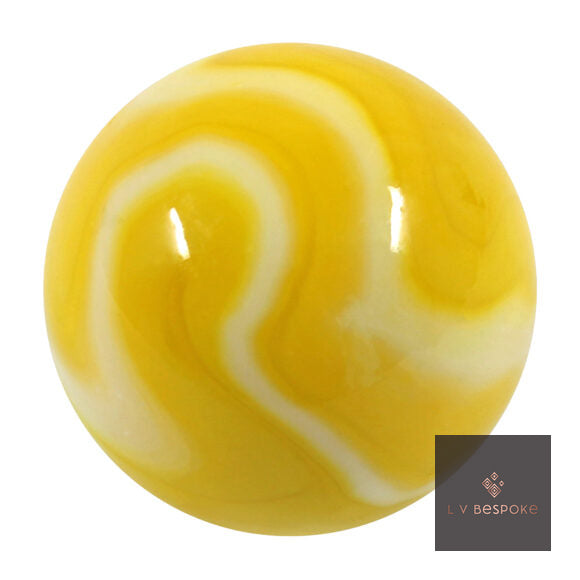 Marble Sun Catcher Garden Stake Lemon Sorbet - English Country Gardens