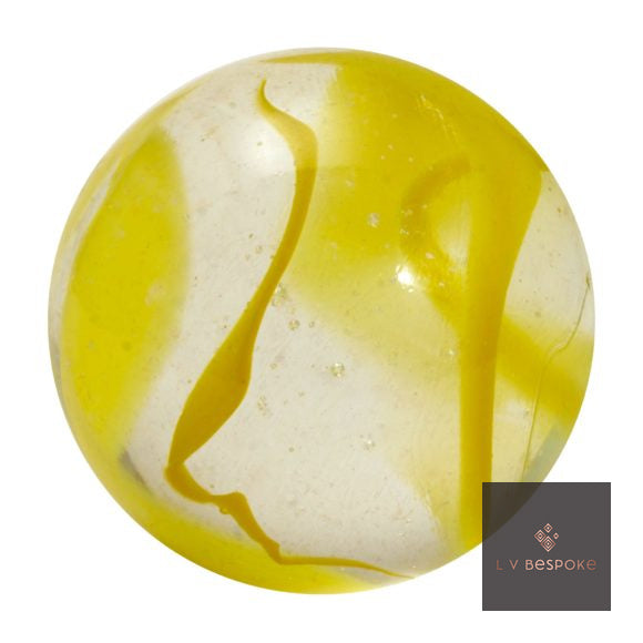 Snail Garden Ornament with Marble Eyes Watermelon Yellow - English Country Gardens