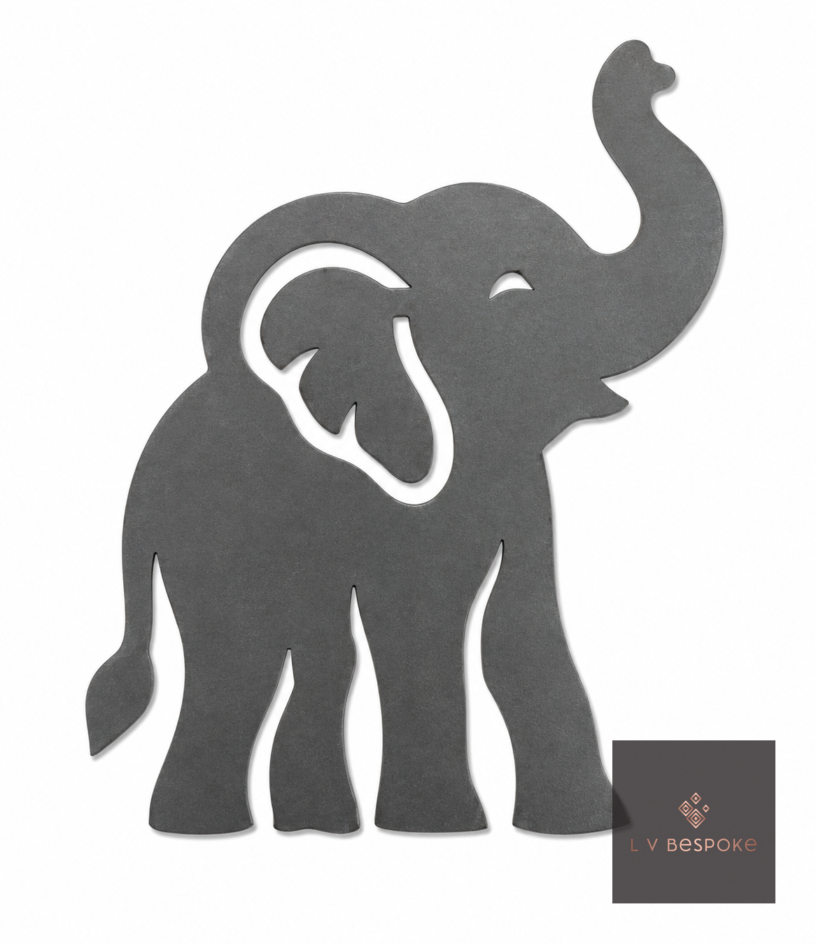 Individual Plant Support Stakes | Handcrafted Steel Elephant - English Country Gardens