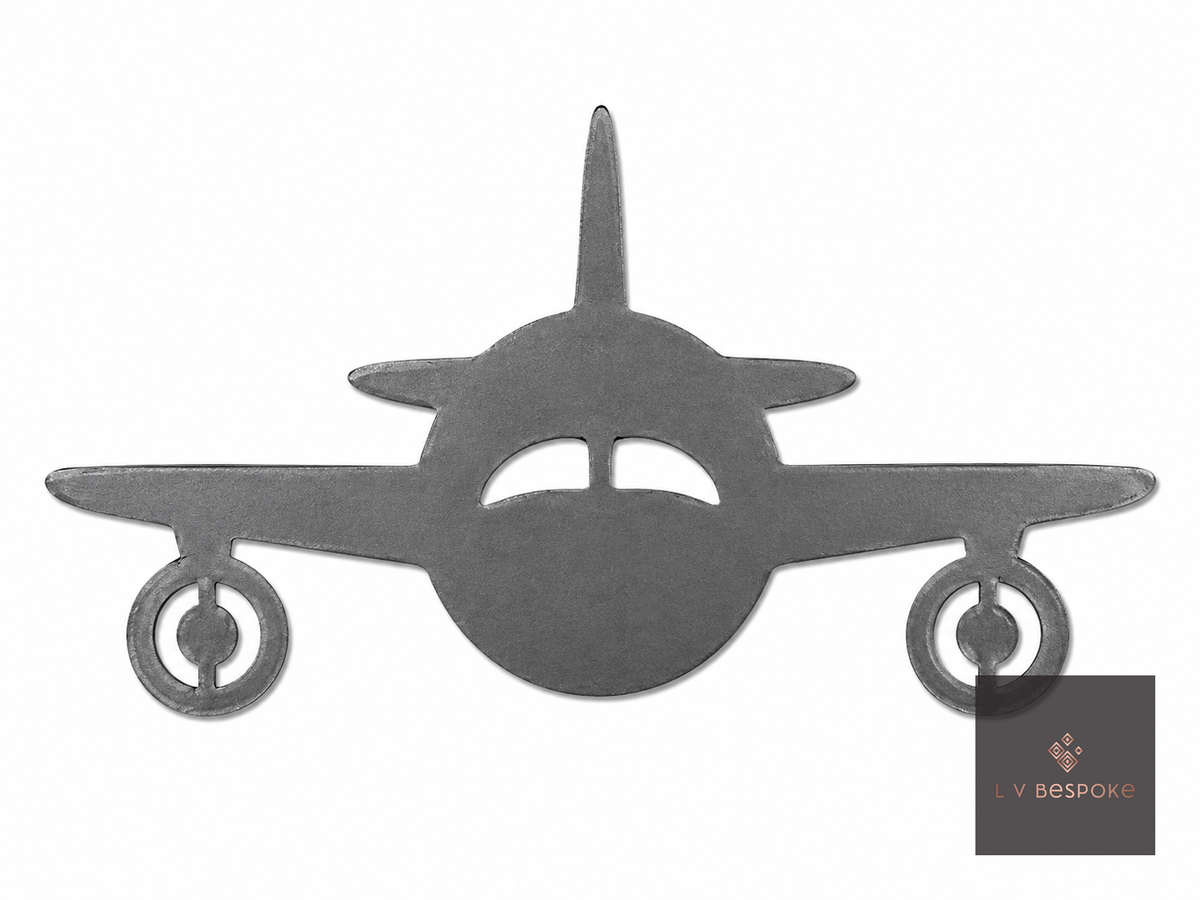 Individual Plant Support Stakes | Handcrafted Steel Jet Plane - English Country Gardens