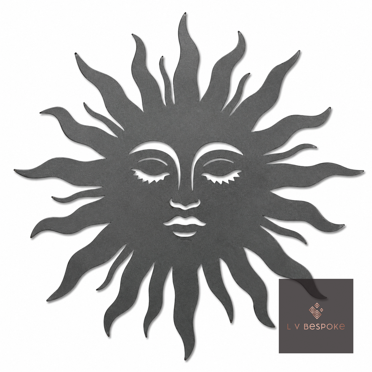 Individual Plant Support Stakes | Handcrafted Steel Sun - English Country Gardens