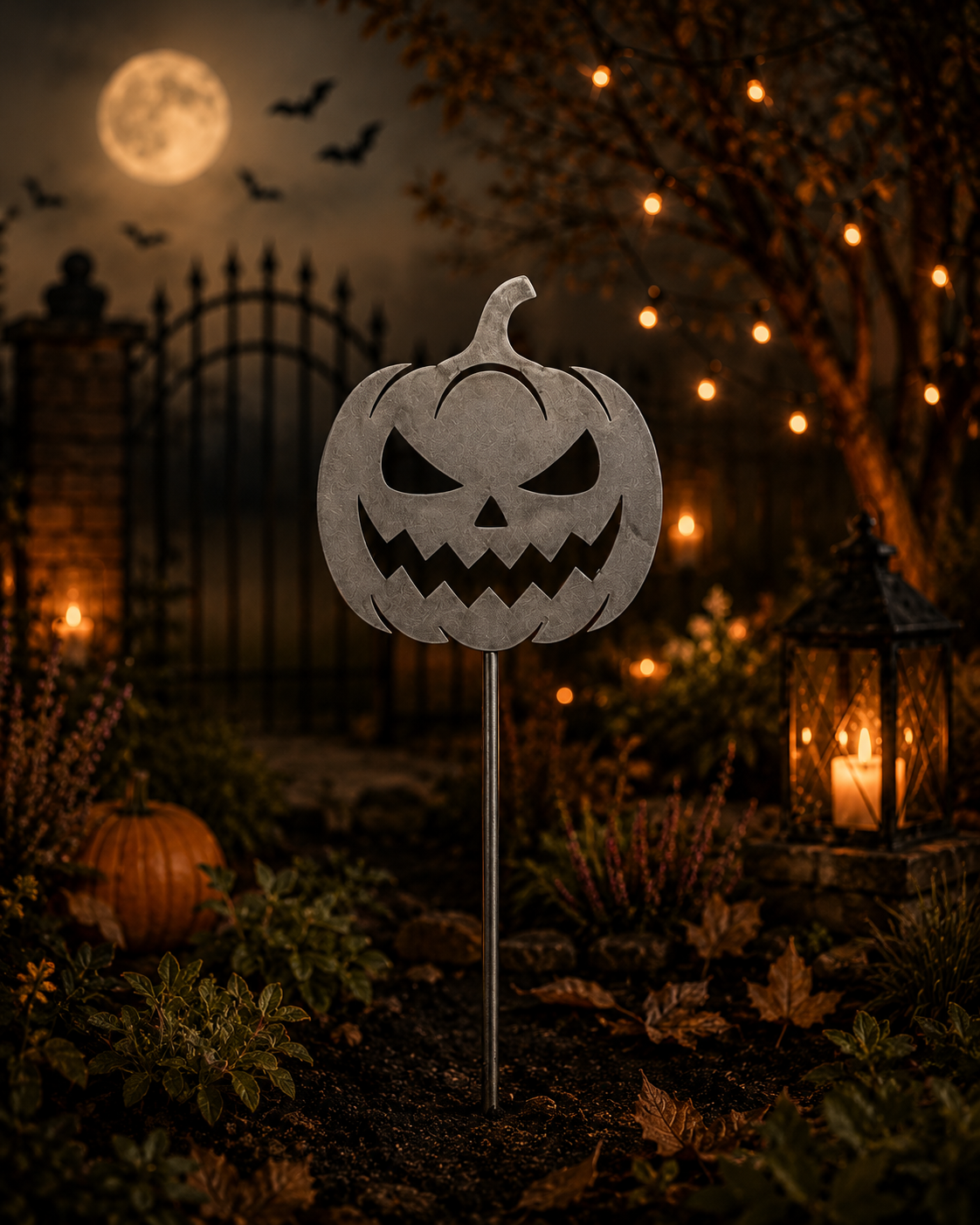 Halloween Garden Stakes Pumpkin - English Country Gardens