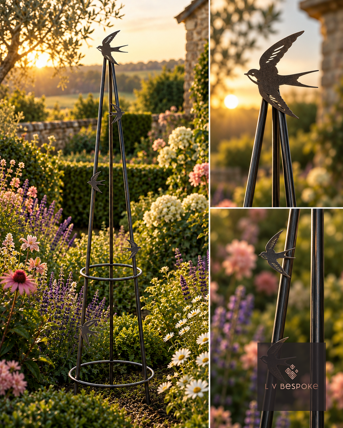 Wildlife Garden Obelisk Swallow - English Country Gardens