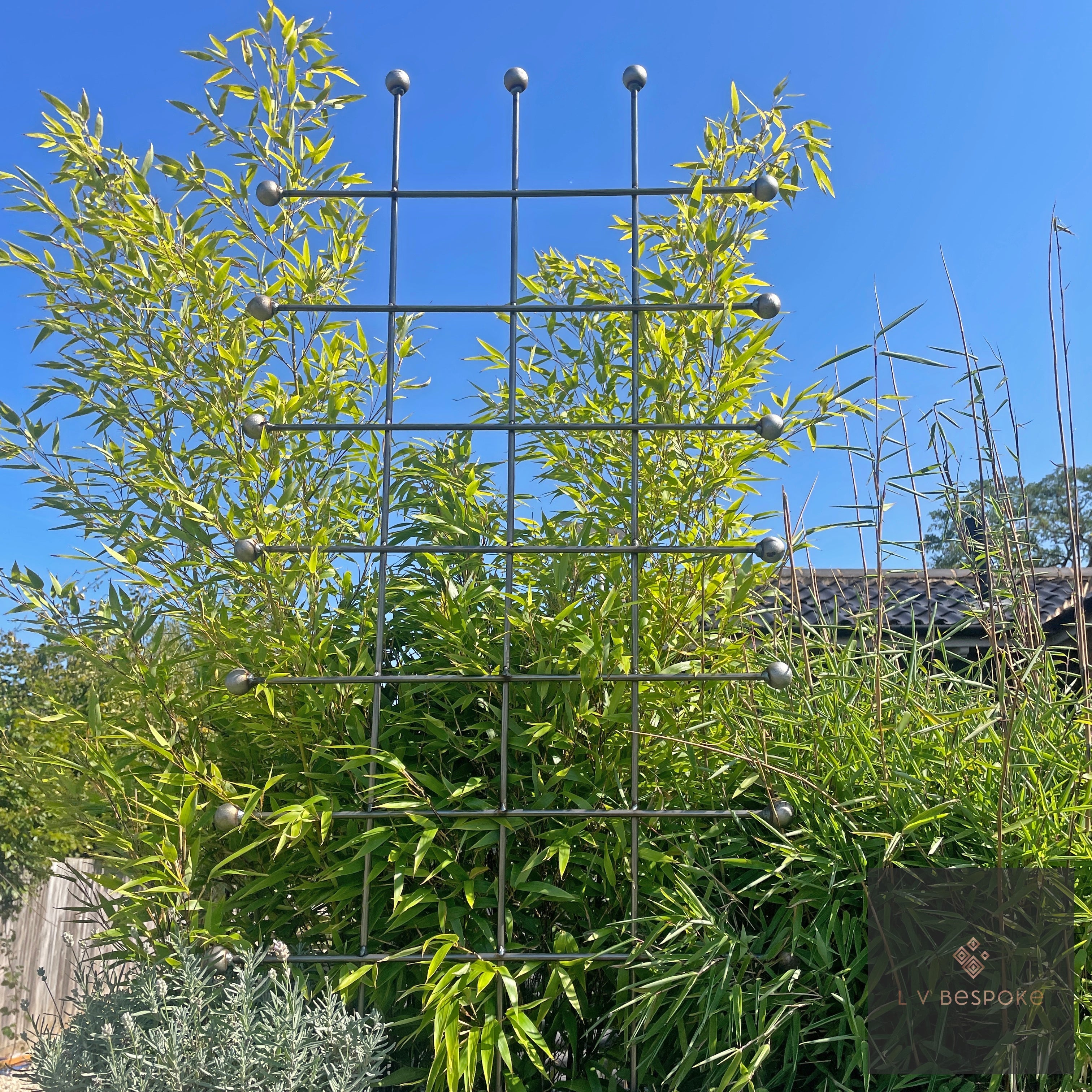Steel Trellis Panel | Handcrafted Garden Structure