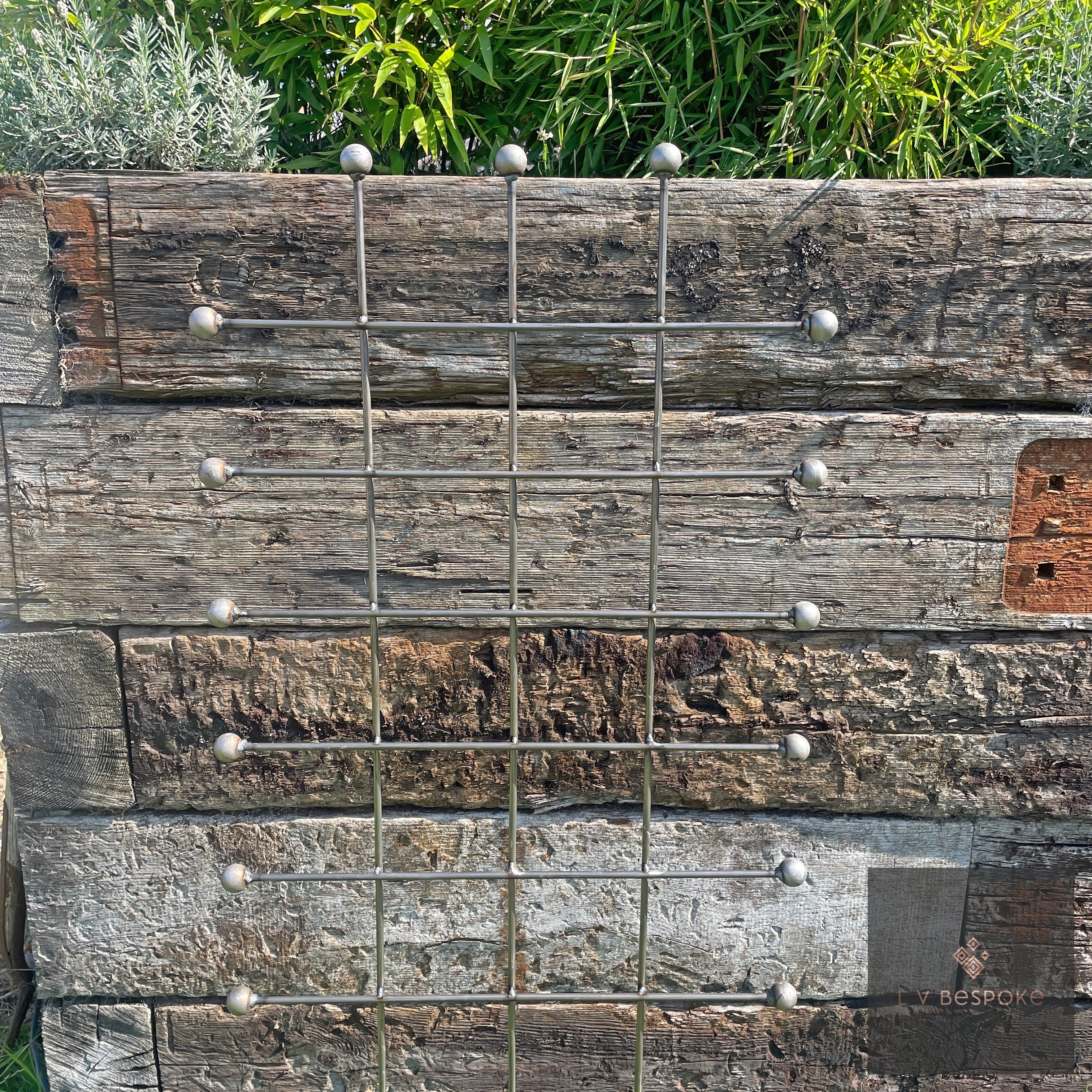 Steel Trellis Panel | Handcrafted Garden Structure - English Country Gardens