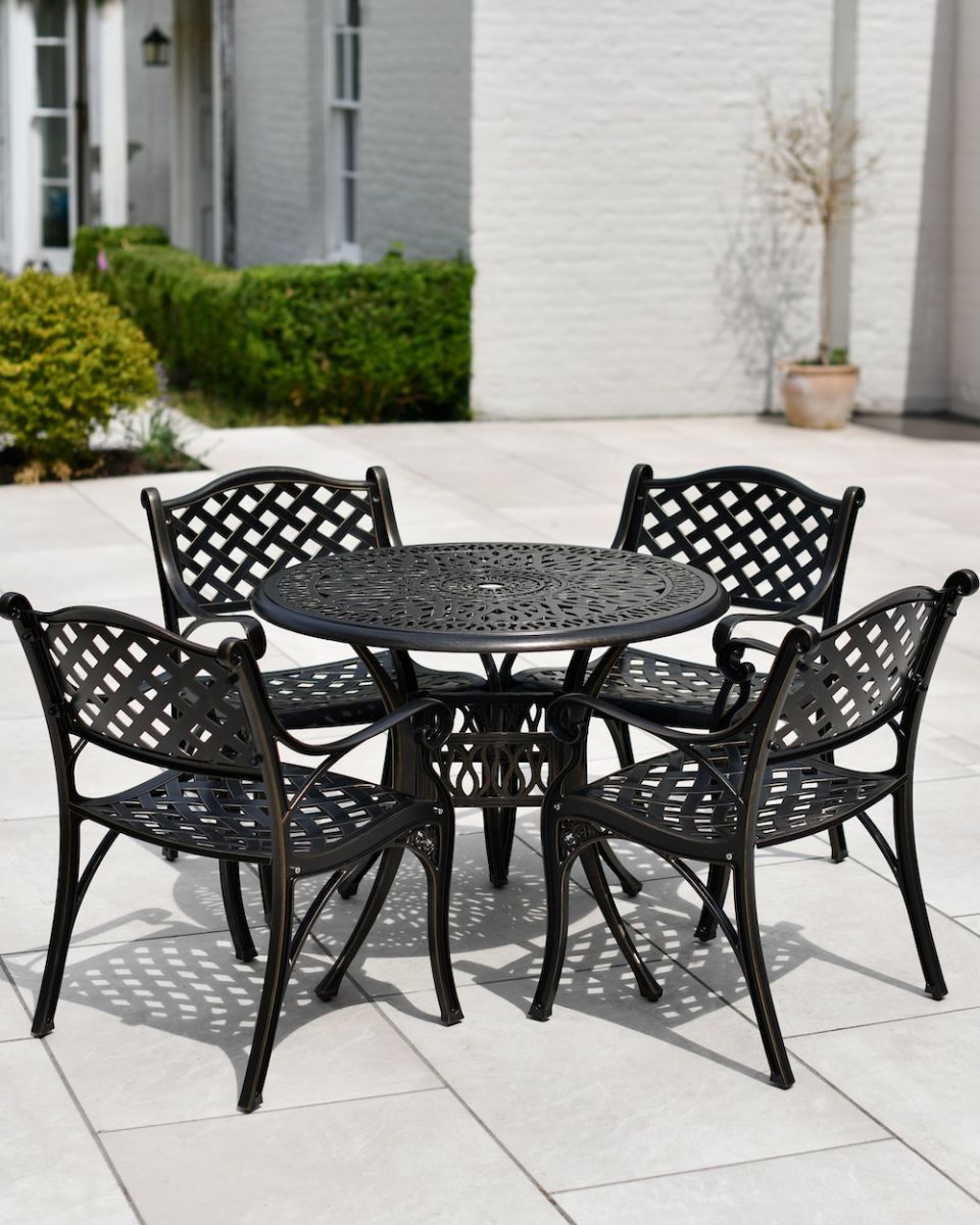 “Farleigh” Four Seater Furniture Set - Antique Bronze