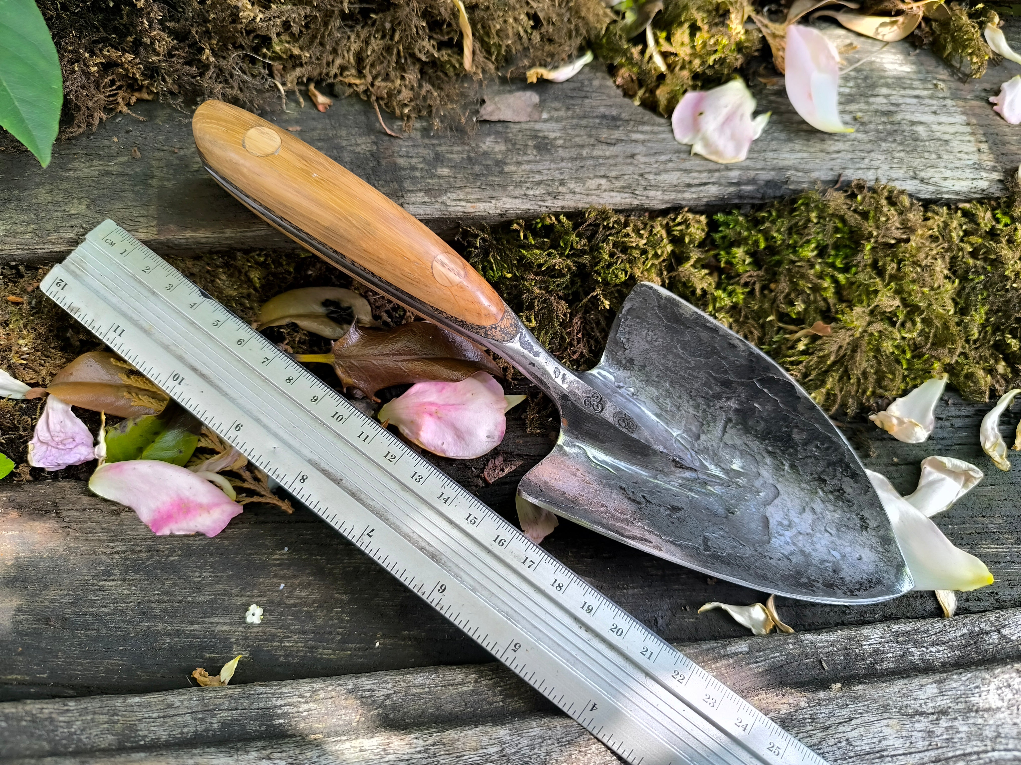 British Hand Forged Garden Trowel | The Anvil & Yew