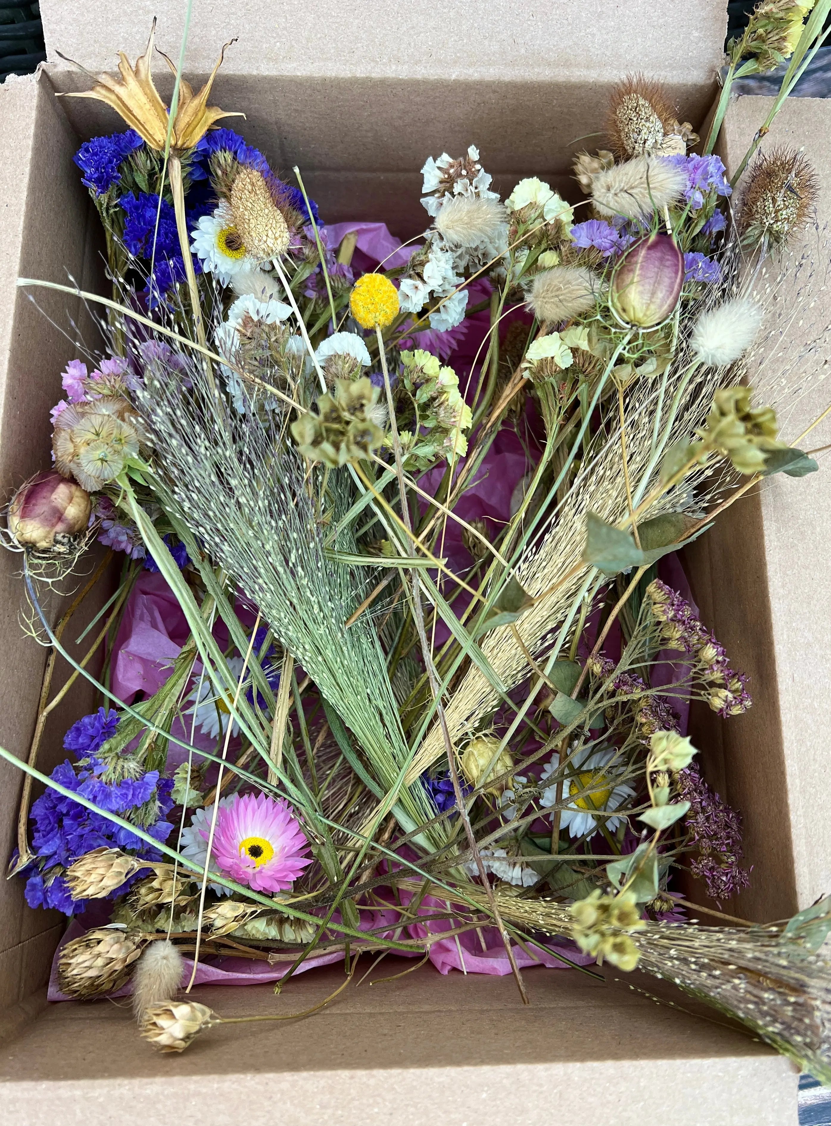 Dried Flower Craft Box - English Country Gardens