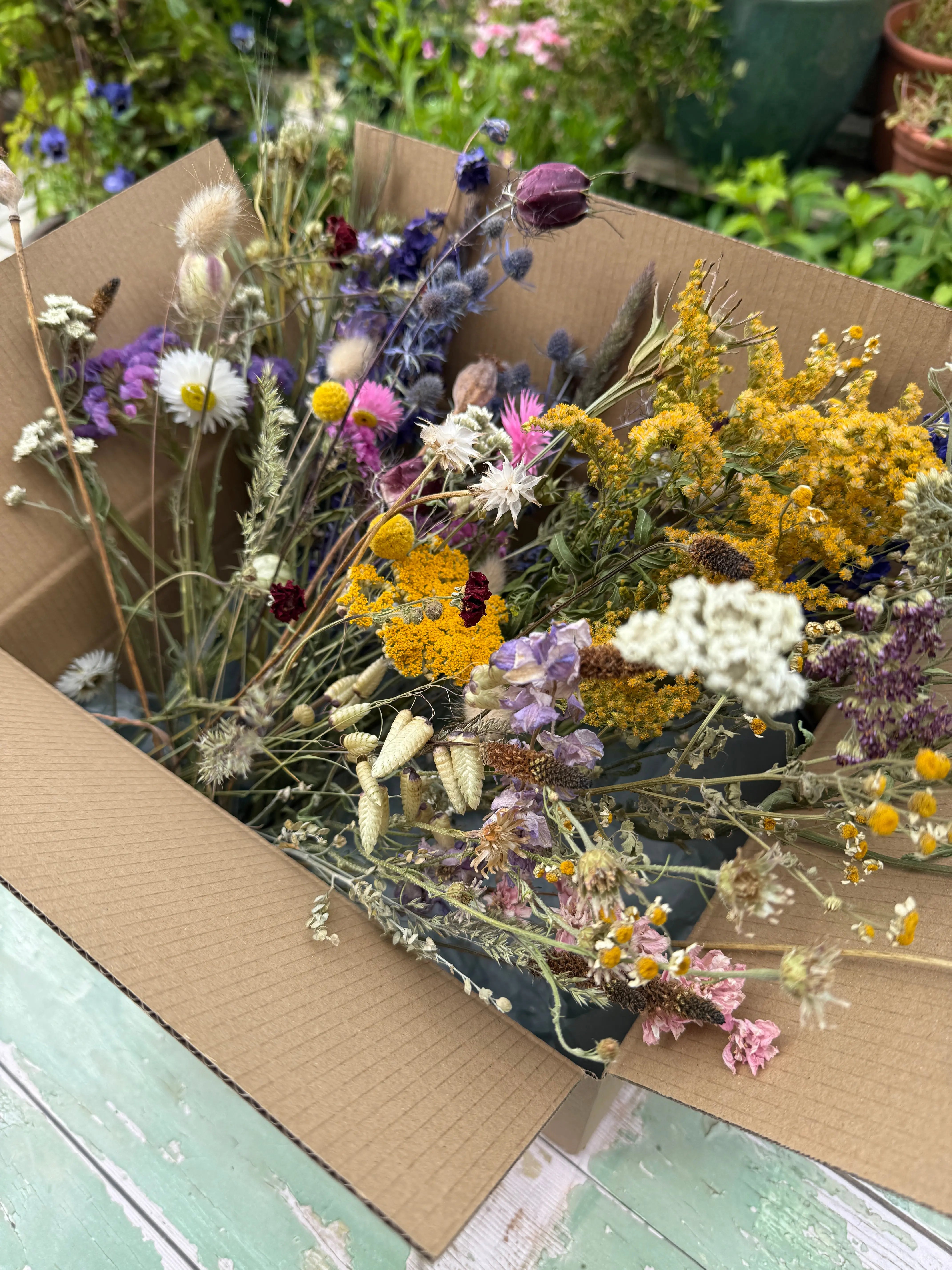 Dried Flower Craft Box - English Country Gardens