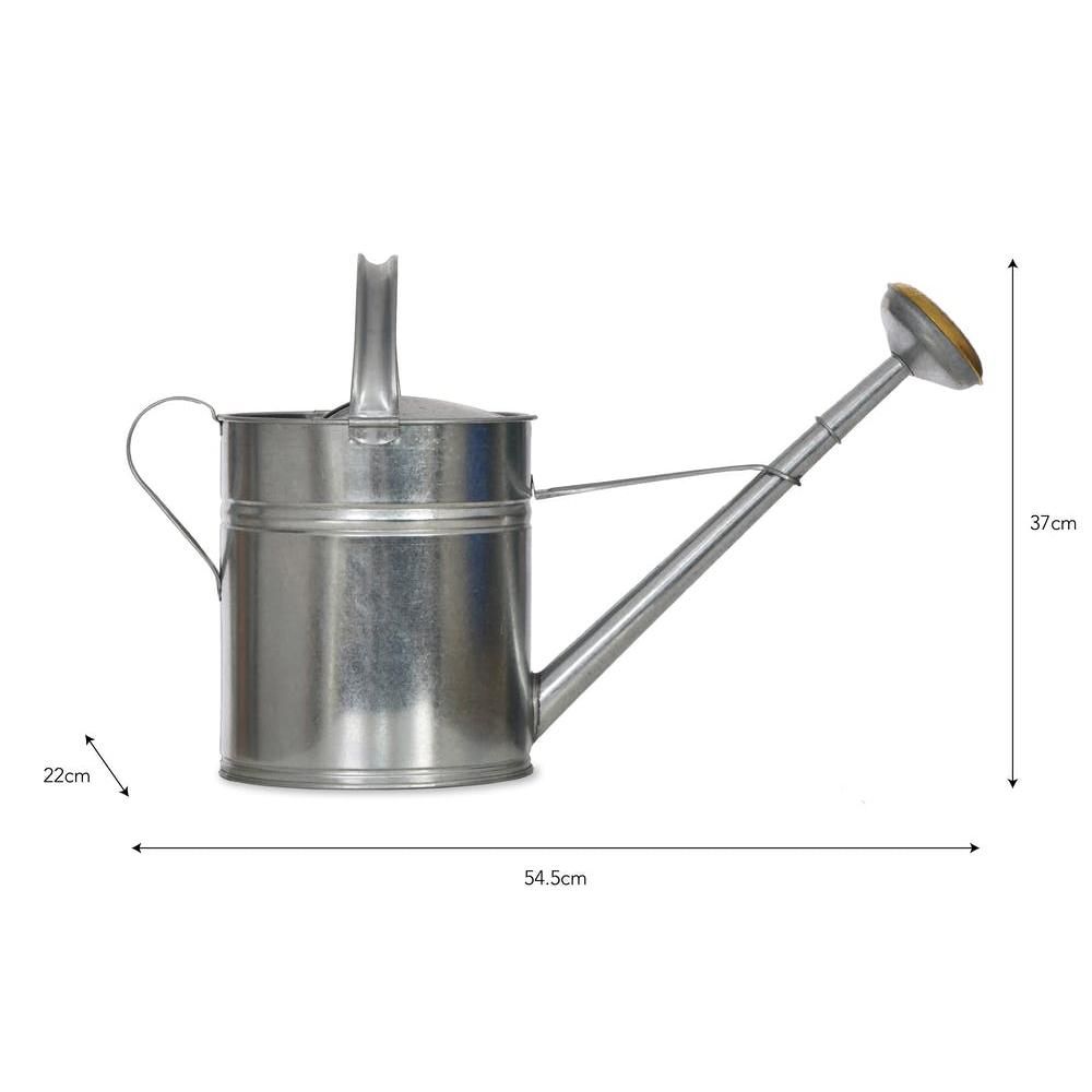 Galvanised Traditional Watering Can - 10L