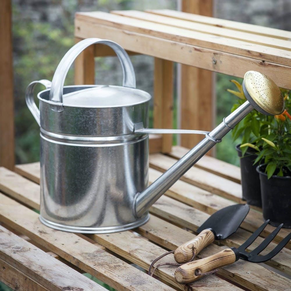 Galvanised Traditional Watering Can - 10L