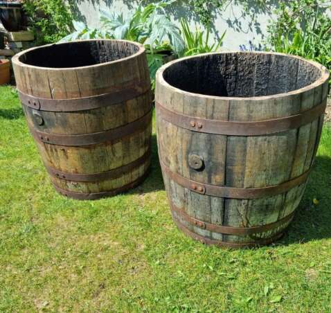 Three-Quarter Oak Whisky Barrel