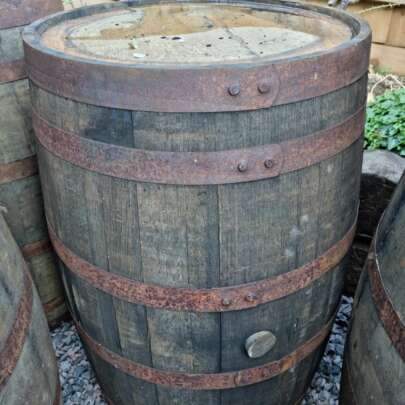 Whole whisky barrel
